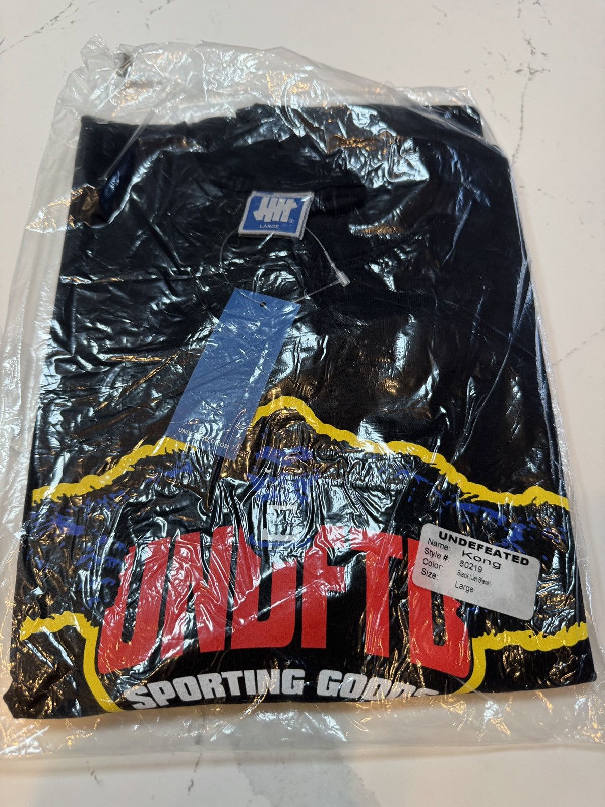 Undefeated Undefeated KONG Graphic T-Shirt Black Size Large Deadstock Size US L / EU 52-54 / 3 - 1 Thumbnail