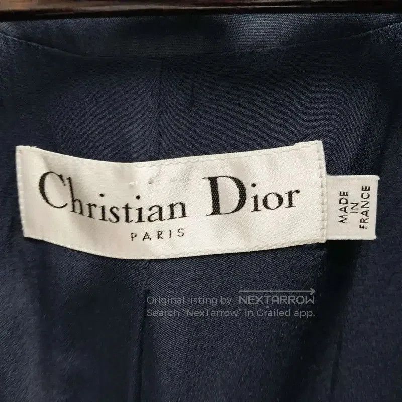 Dior Dior Navy Blue Cotton Women's Jacket . Size M / US 6-8 / IT 42-44 - 3 Thumbnail