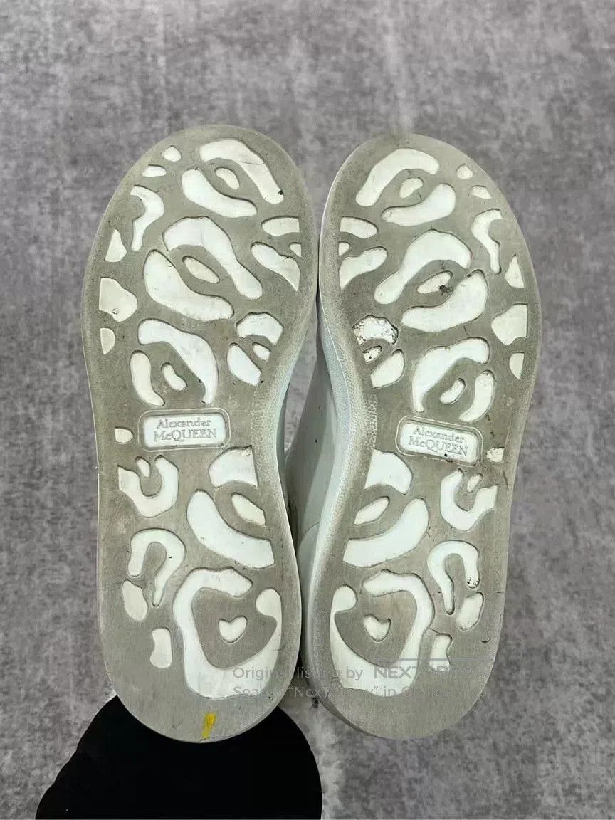 Alexander McQueen Alexander McQueen Laser Logo White Sneakers. Size US 7.5 / IT 37.5 - 6 Thumbnail