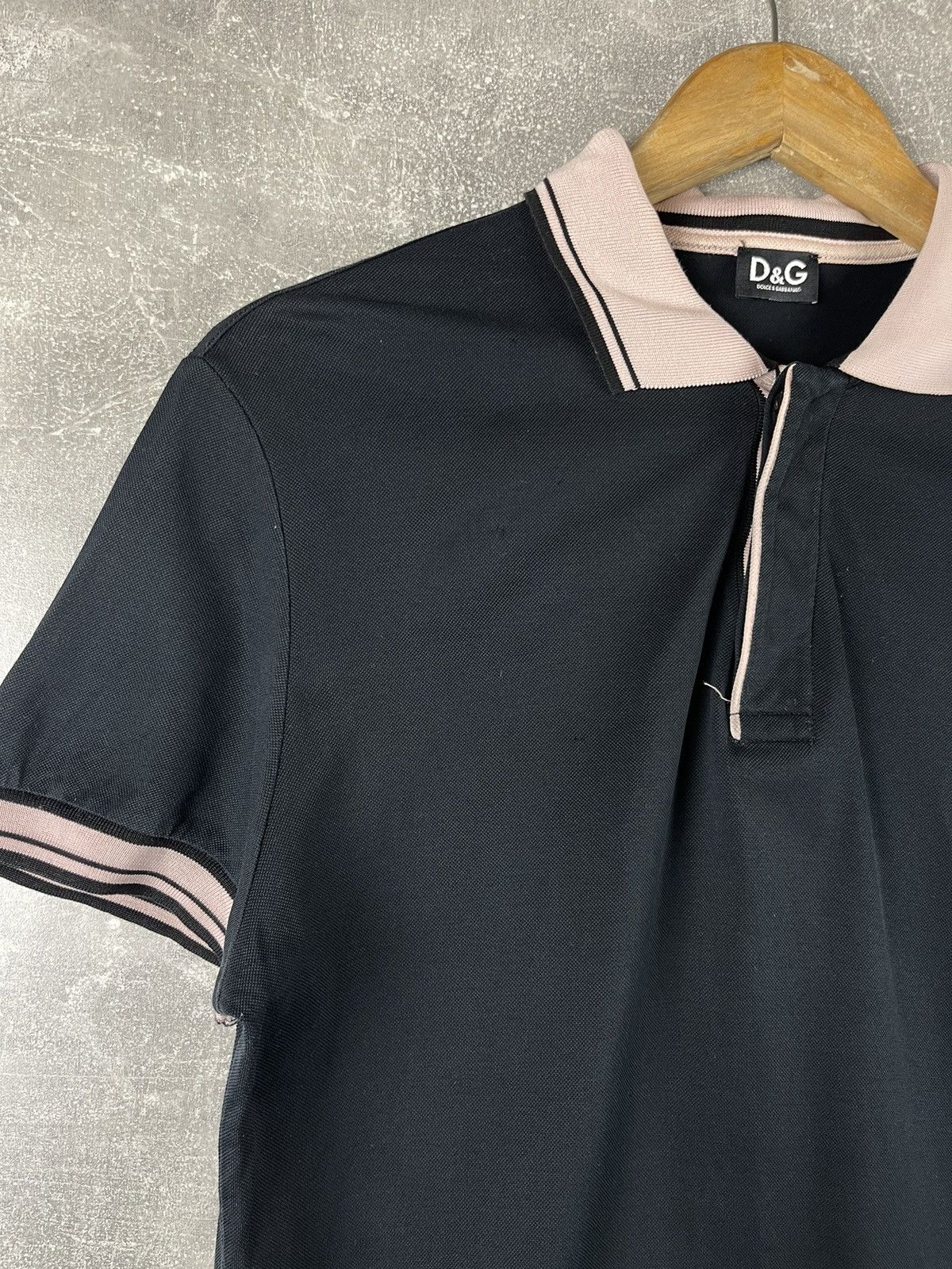 Dolce & Gabbana Vintage 2000 Dolce & Gabbana Polo Shirt Y2K Archive Contrass Size US XL / EU 56 / 4 - 4 Thumbnail