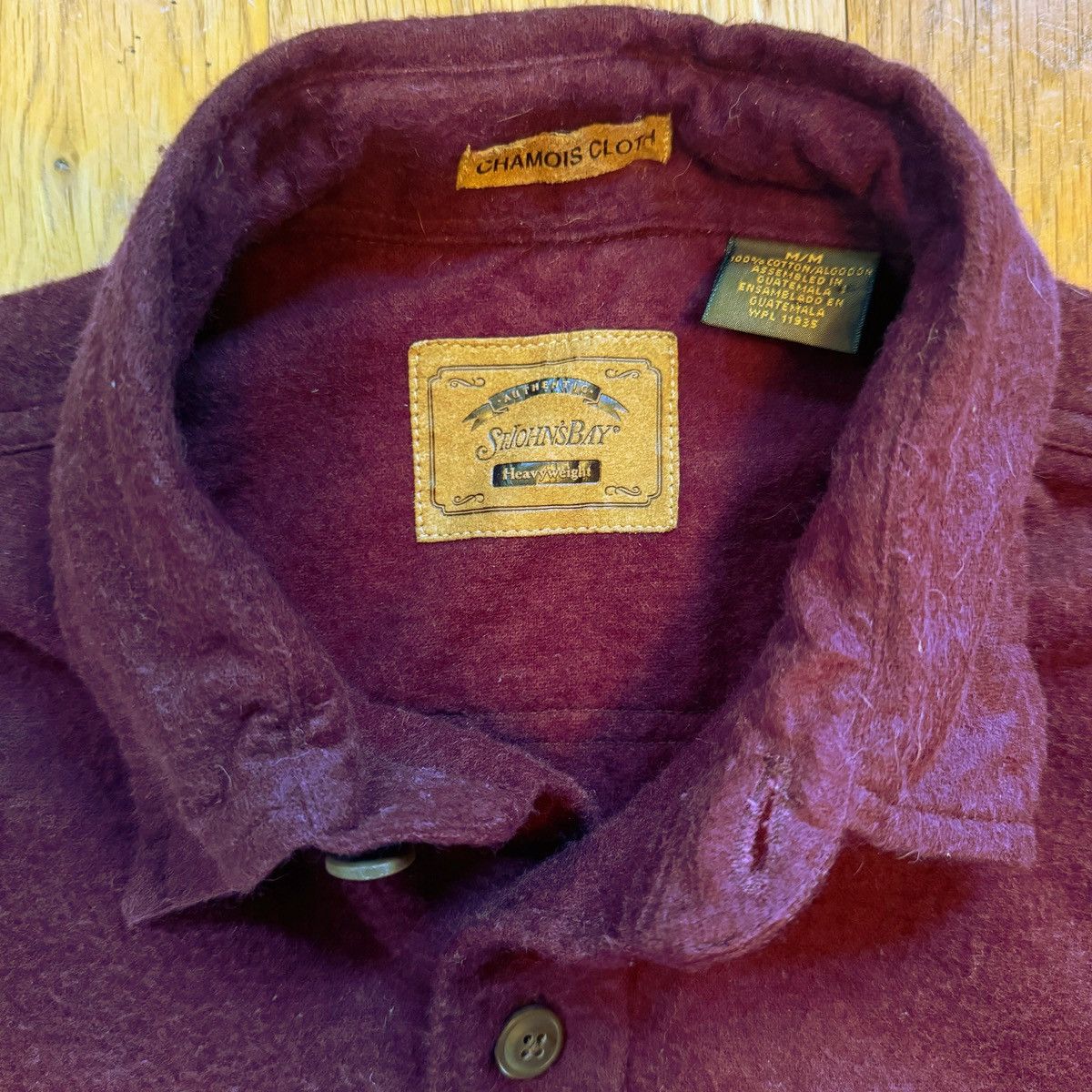St. Johns Bay Vintage St. John’s Bay Heavyweight Chamois Cloth Shirt Size US M / EU 48-50 / 2 - 3 Thumbnail