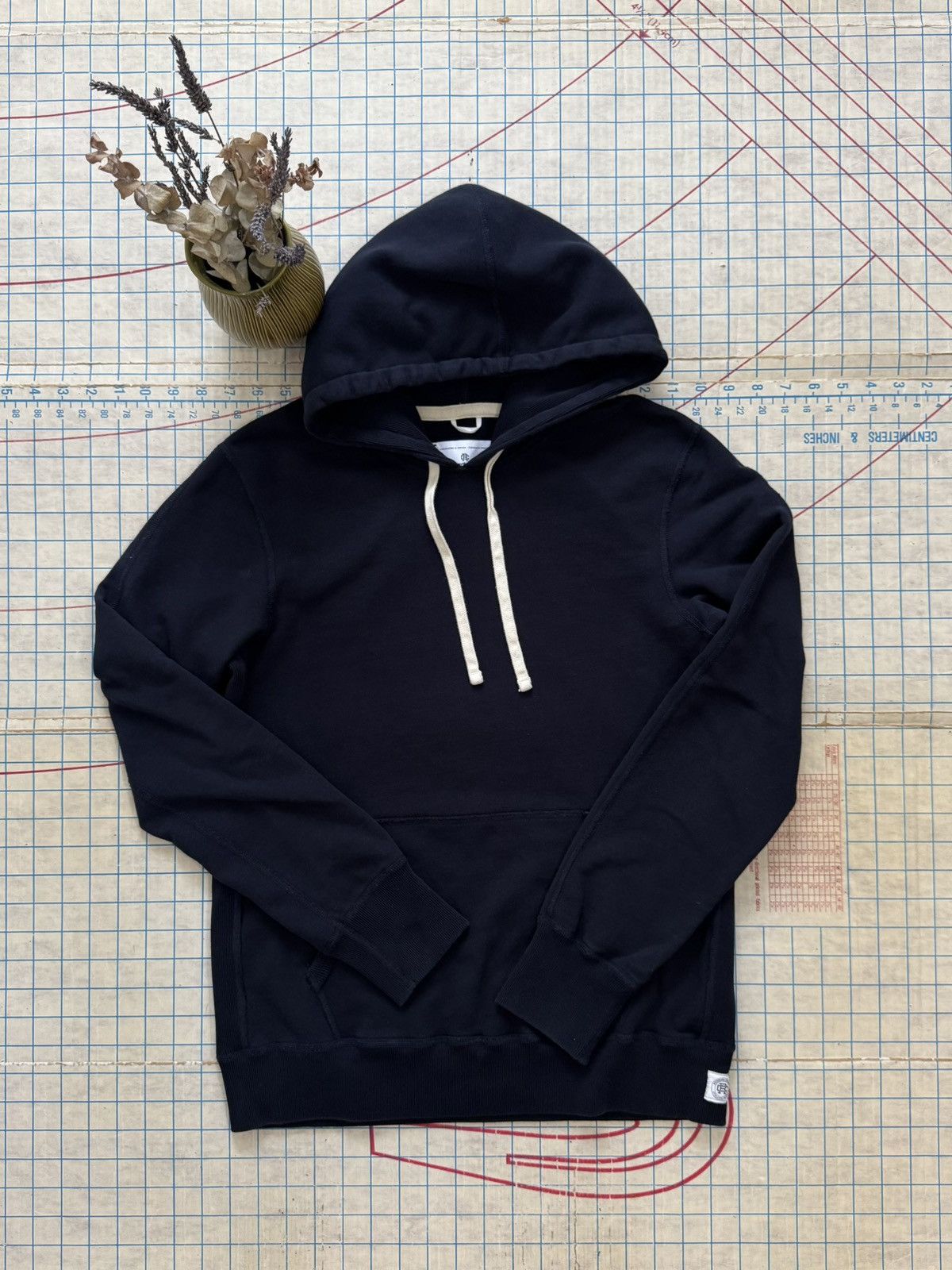 Reigning Champ Reigning Champ Midweight Pull Over Hoodie Small Dark Navy Size US S / EU 44-46 / 1 - 5 Thumbnail