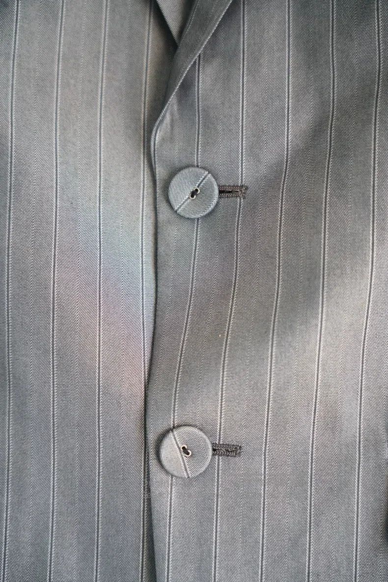 Jean Paul Gaultier Jean Paul Gaultier Striped Gray Stripe Fabric Suit Size US M / EU 48-50 / 2 - 4 Thumbnail