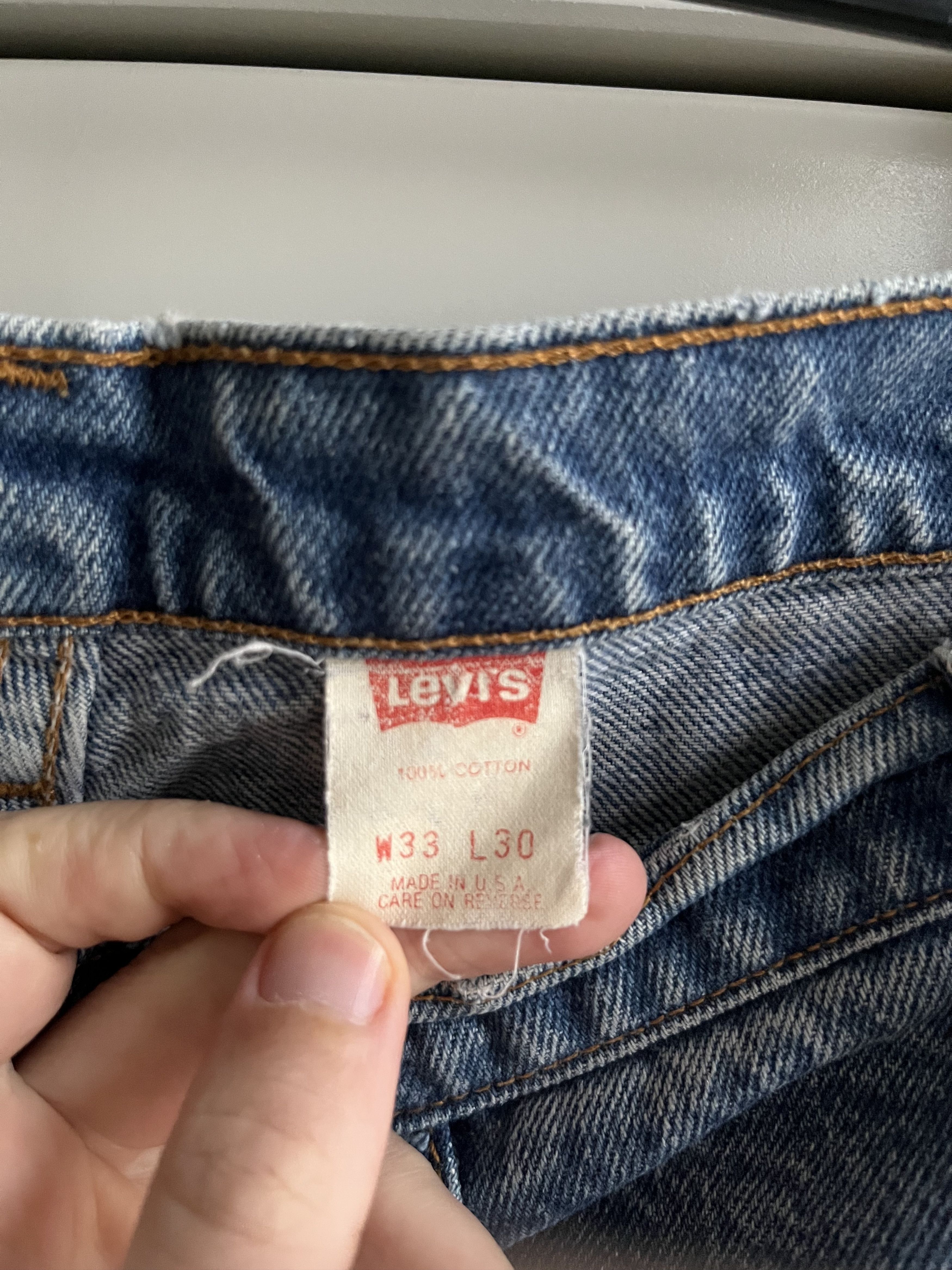 Levi's Vintage Levis 505 Jeans, Made In USA, W33 (=W31 heute), L30 Size US 33 - 4 Thumbnail