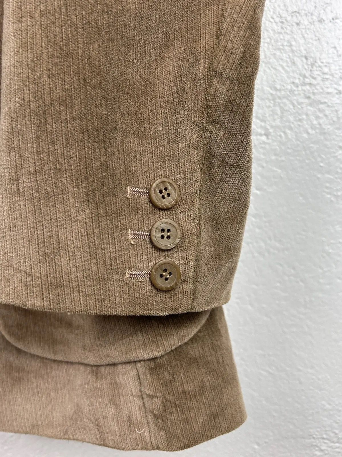 Balmain 70s Vintage Pierre Balmain Velluti Cantoni Velour Blazer Size 48R - 4 Thumbnail