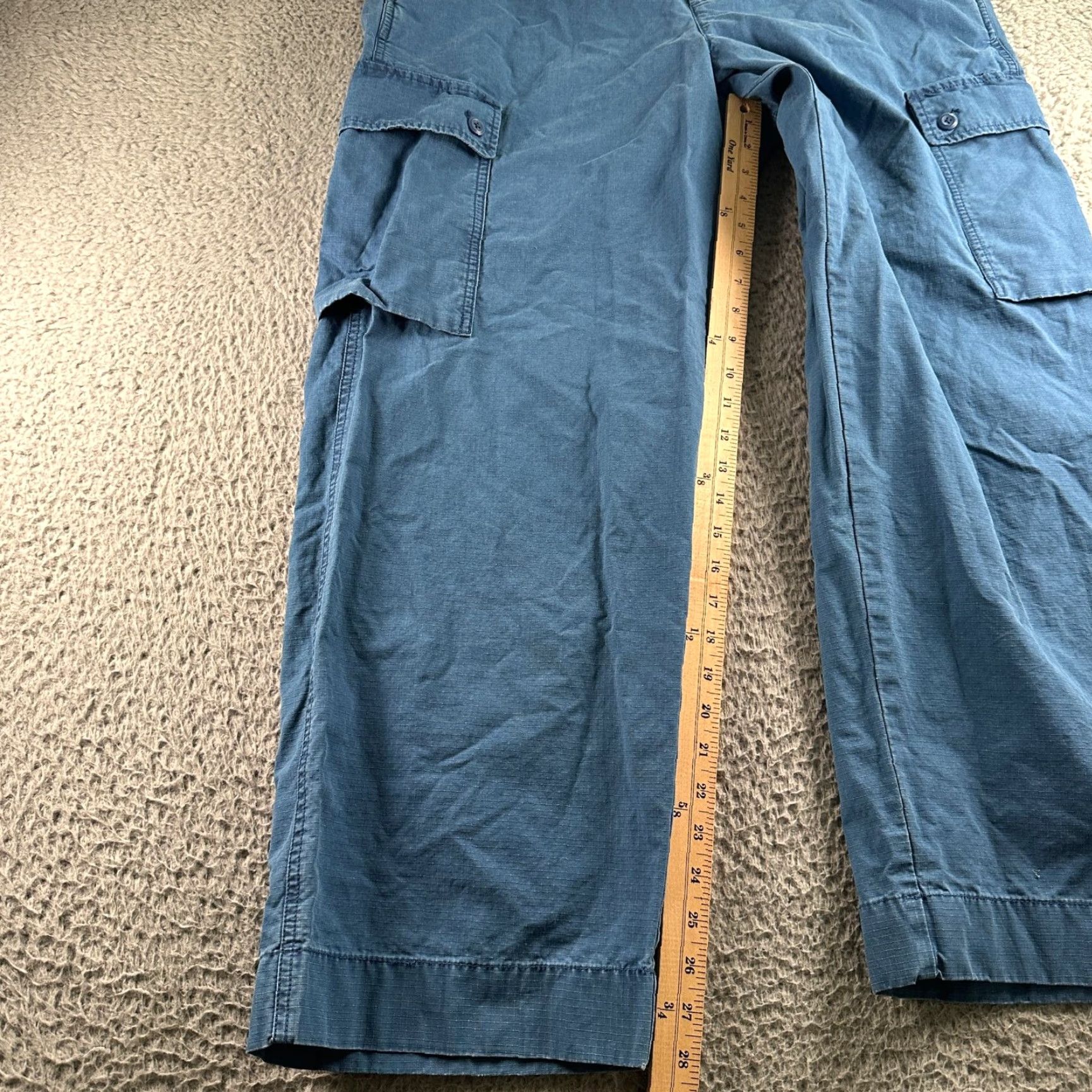 J.Crew JCrew Cargo Pants Mens 32 Blue Baggy Utility Pocket Skater Workwear Size US 32 / EU 48 - 7 Thumbnail