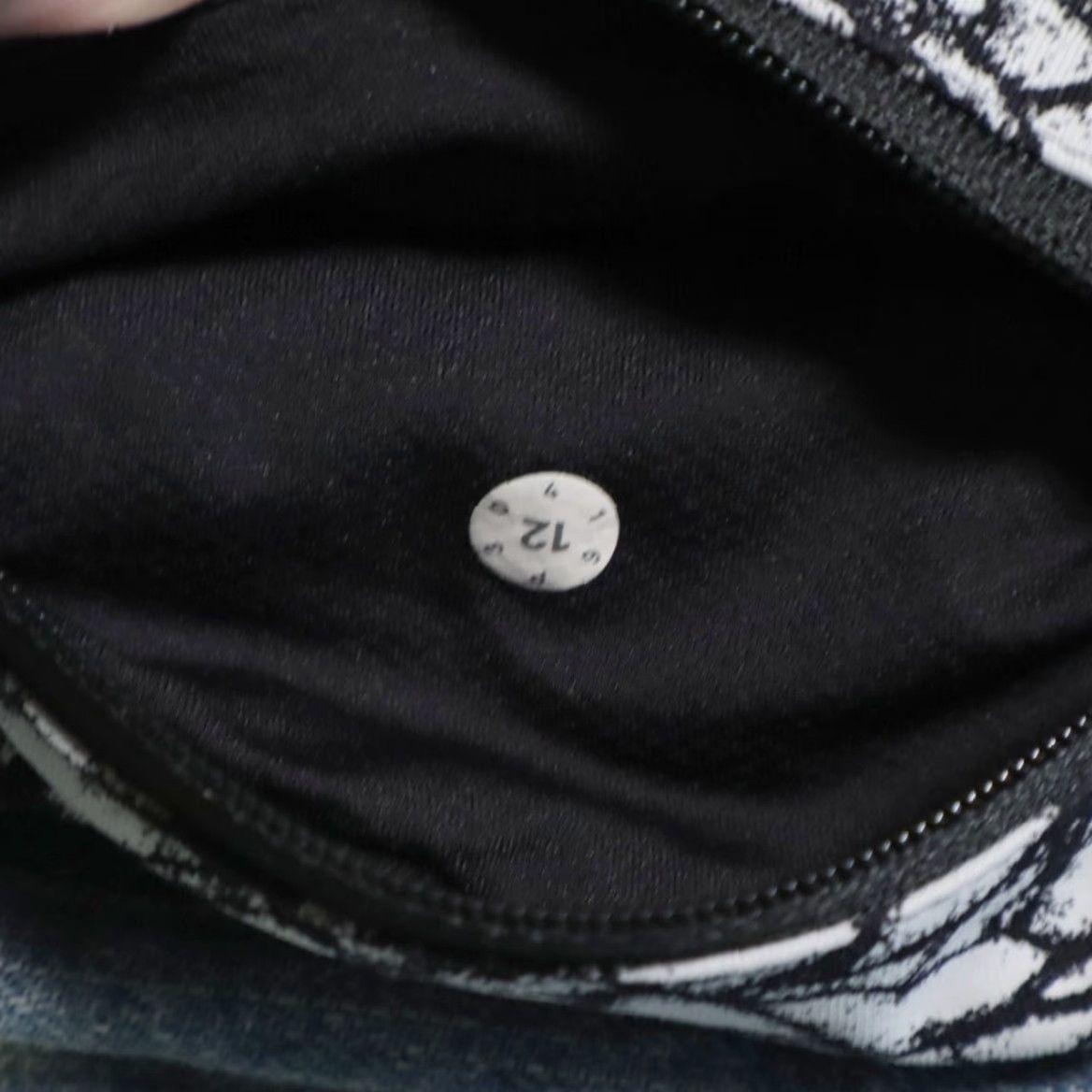 Lululemon Lululemon Skort Women's 12 Black Patterned High Stretch Pleated Size 34" / US 12 / IT 48 - 6 Thumbnail