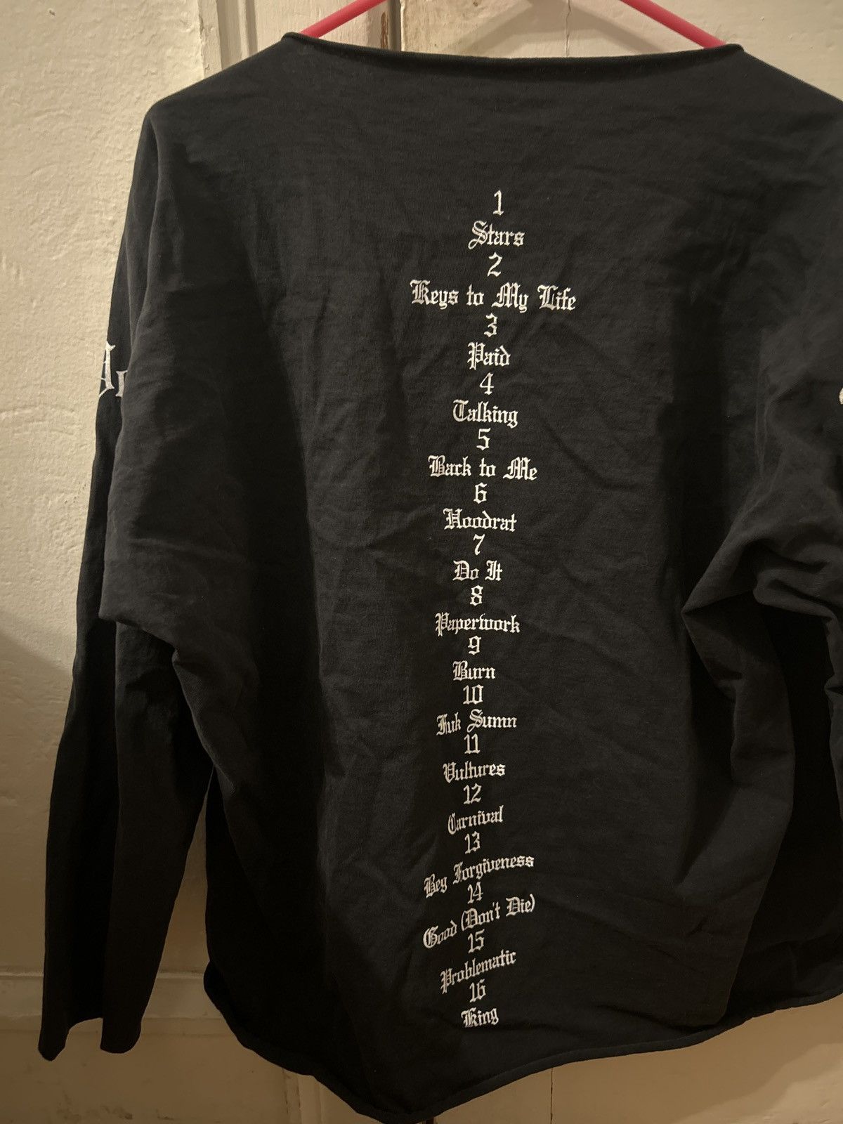 Gosha Rubchinskiy × Yeezy YZY vultures tracklist tee Size US M / EU 48-50 / 2 - 3 Thumbnail
