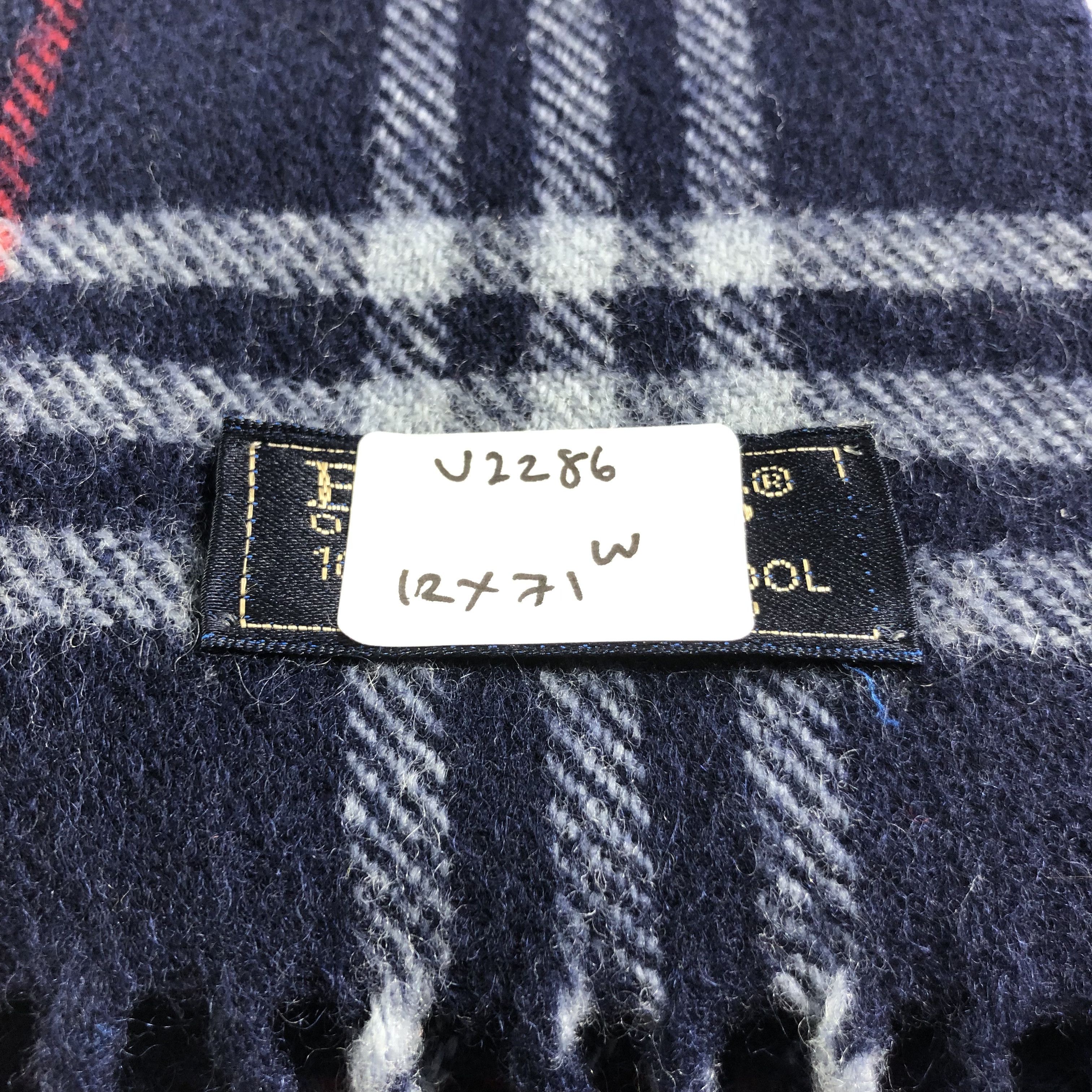 Burberry Burberrys Nova Check Wool Scarf Muffler Neckwear V2286 Size ONE SIZE - 7 Thumbnail
