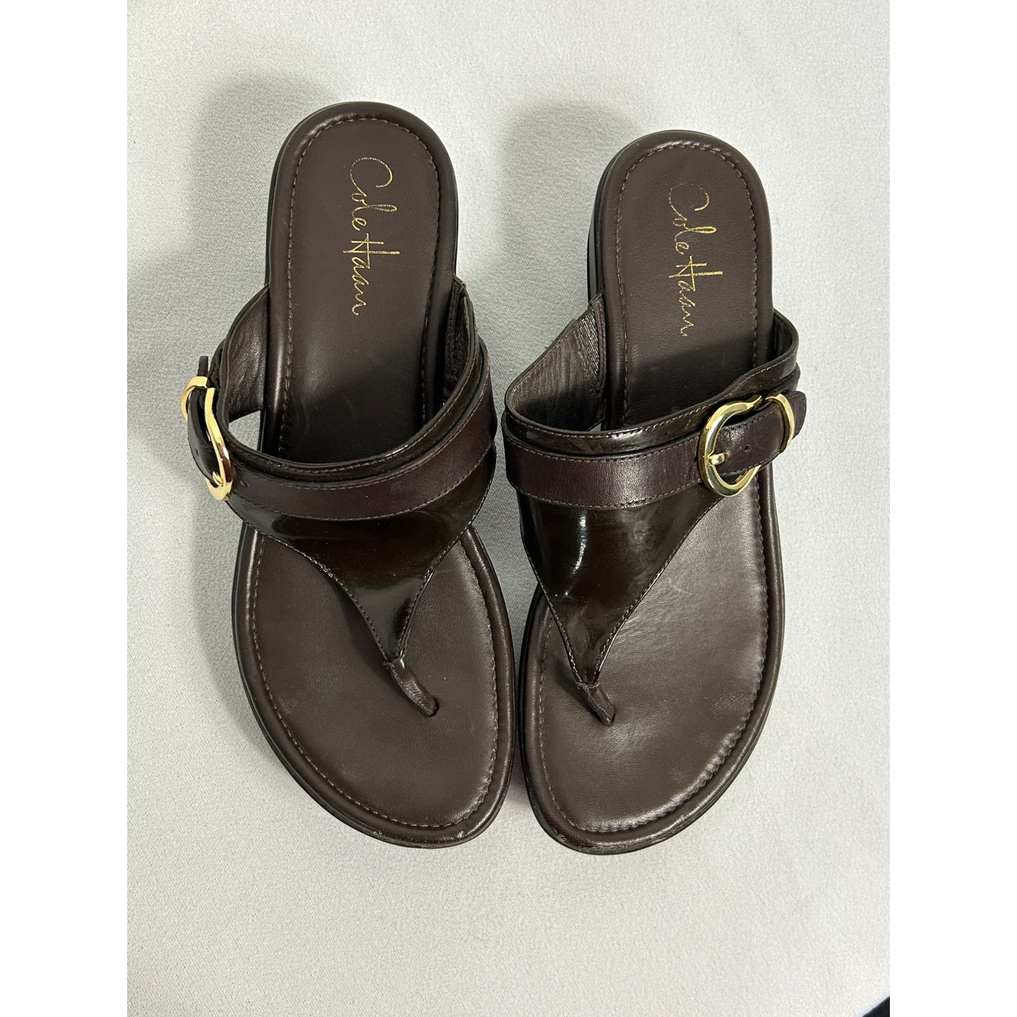 Cole Haan Cole Haan NikeAir Platform Sandals in Brown - Size 10 Size US 10 / IT 40 - 1 Thumbnail