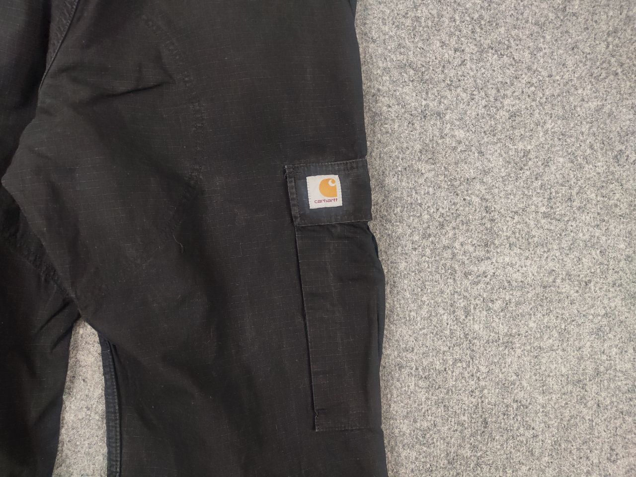Carhartt Vintage Carhartt Wip Cargo Pants Black Faded Ripstop Y2K Size US 34 / EU 50 - 10 Thumbnail