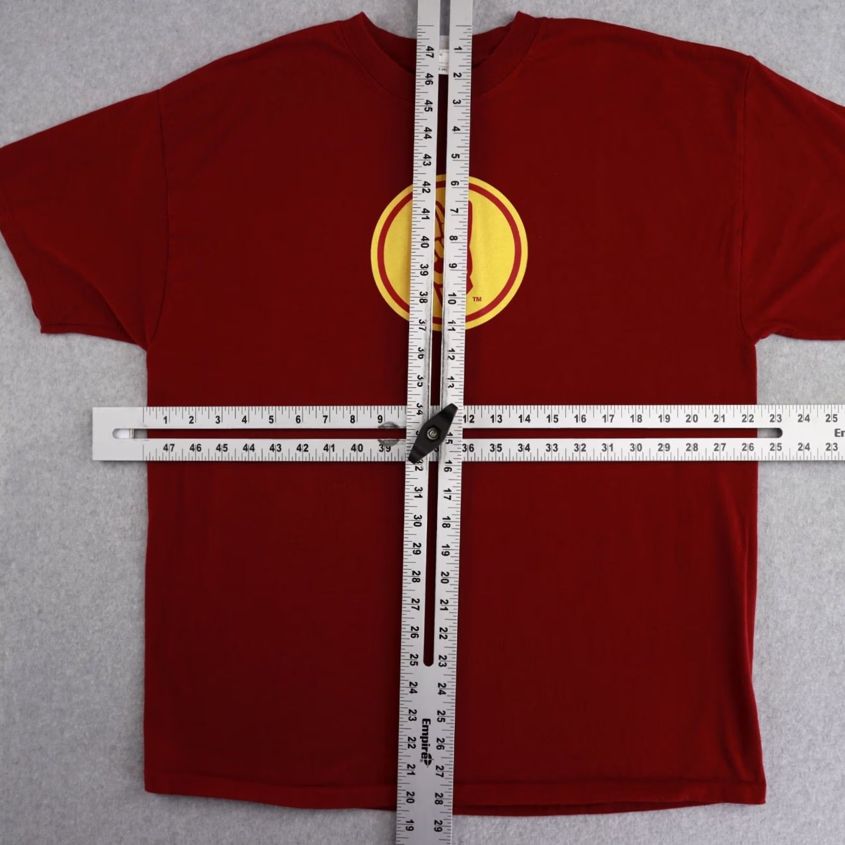Hanes VINTAGE Hanes Beefy-T Peace Fingers Logo TM Graphic Adult XL T-Shirt Red Mens Size US XL / EU 56 / 4 - 3 Thumbnail