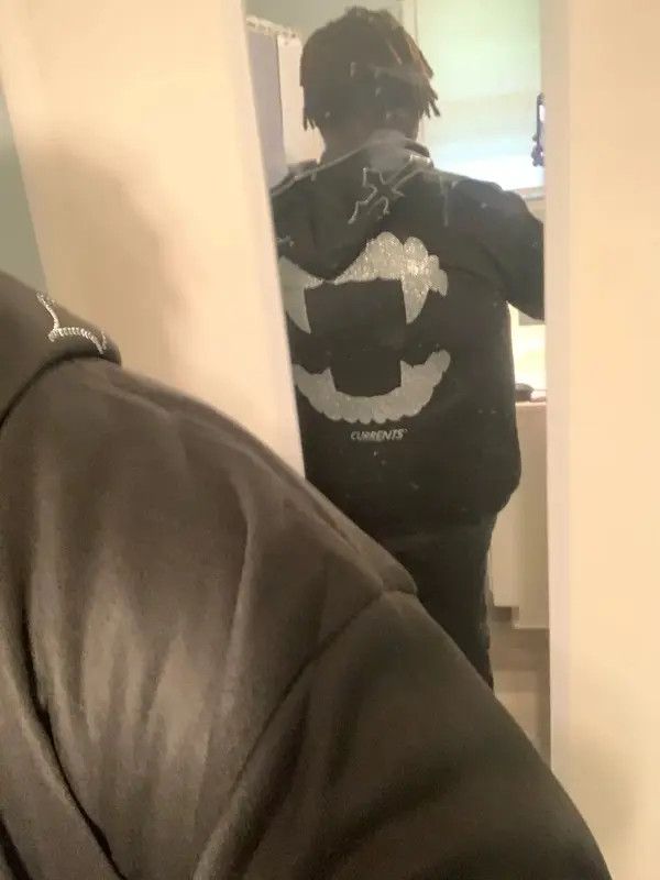 VIBE Y2k Graphic Full Zip Black Hoodie Gothic Punk Style Size US L / EU 52-54 / 3 - 8 Thumbnail