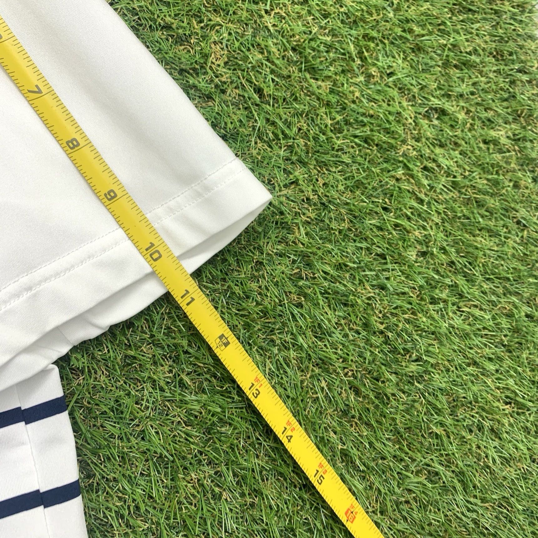 Ralph Lauren Ralph Lauren RLX Shirt Mens Large White Golf Polo Striped Athletic Whicking Sportswear Size US L / EU 52-54 / 3 - 5 Thumbnail