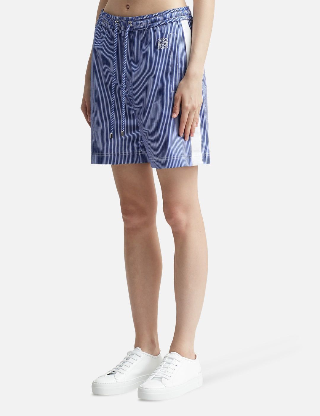 Loewe LOEWE Blue White Striped Shorts Size 25" / US 0 / IT 36 - 2 Thumbnail