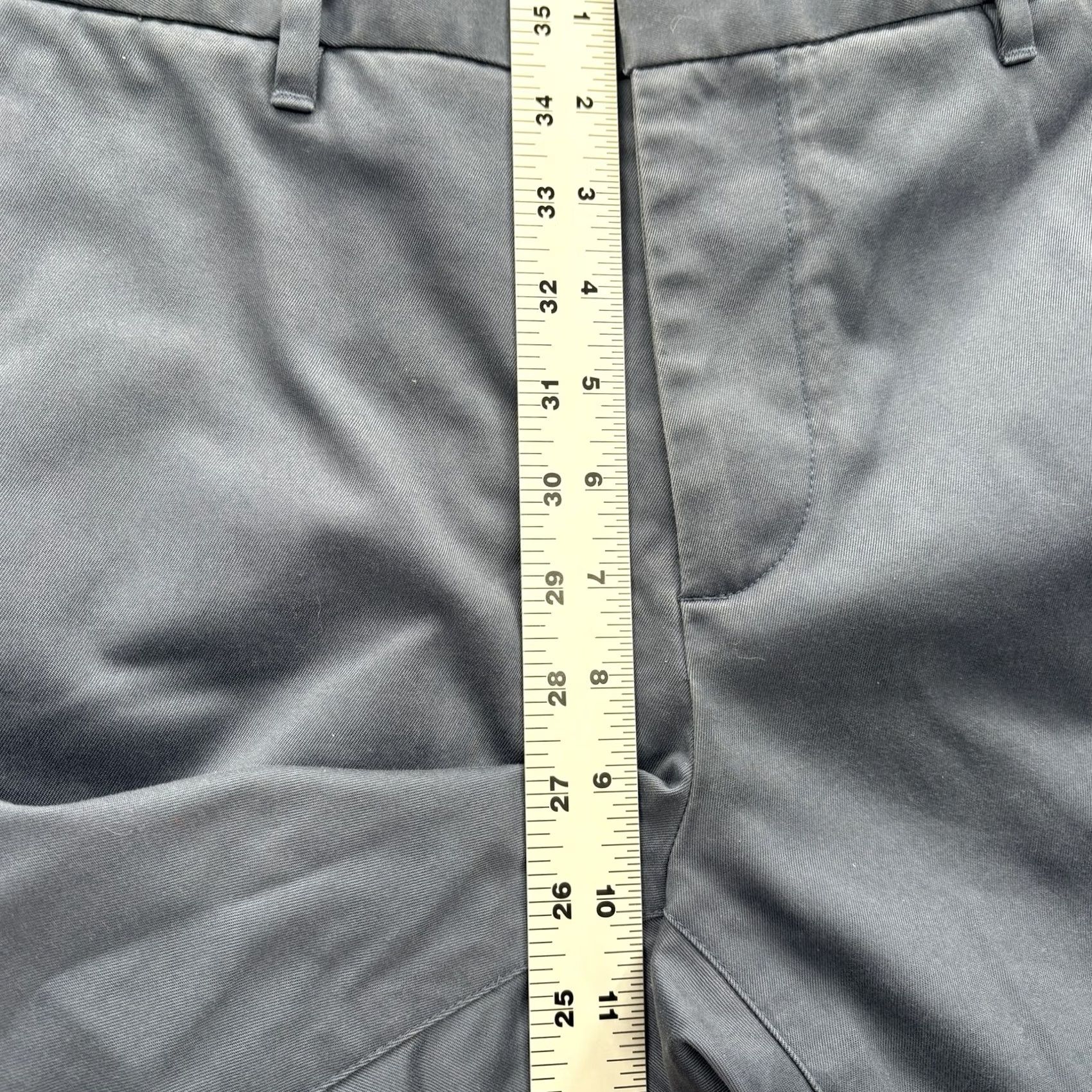 Bonobos Bonobos Chino Pants Mens 33x30 Blue Stretch Flat Front Straight Casual Business Baggy? Size US 33 - 6 Thumbnail