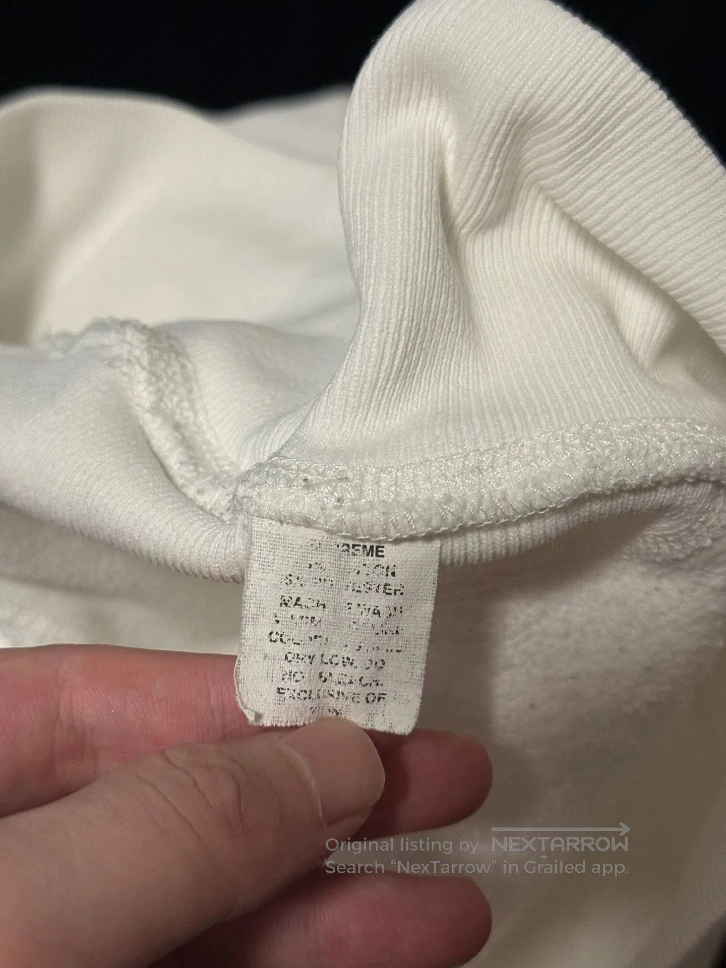 Supreme White Long. Size US XL / EU 56 / 4 - 5 Thumbnail