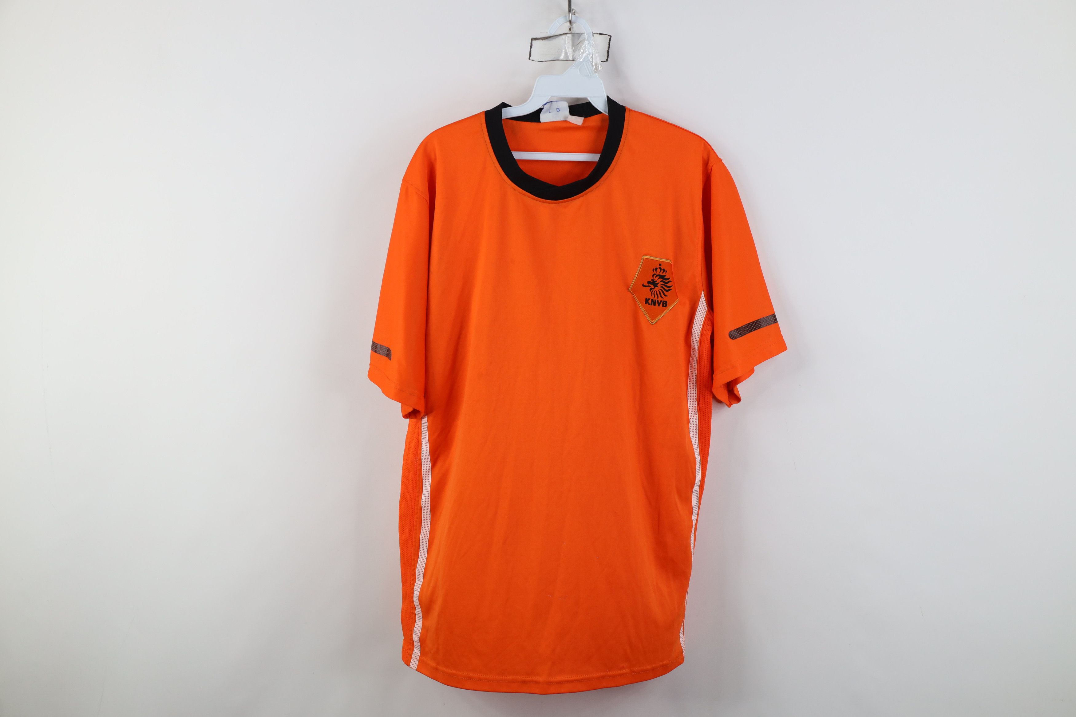 Vintage Vintage 90s Y2K KNVB Netherlands Soccer Jersey T-Shirt Size US L / EU 52-54 / 3 - 1 Thumbnail