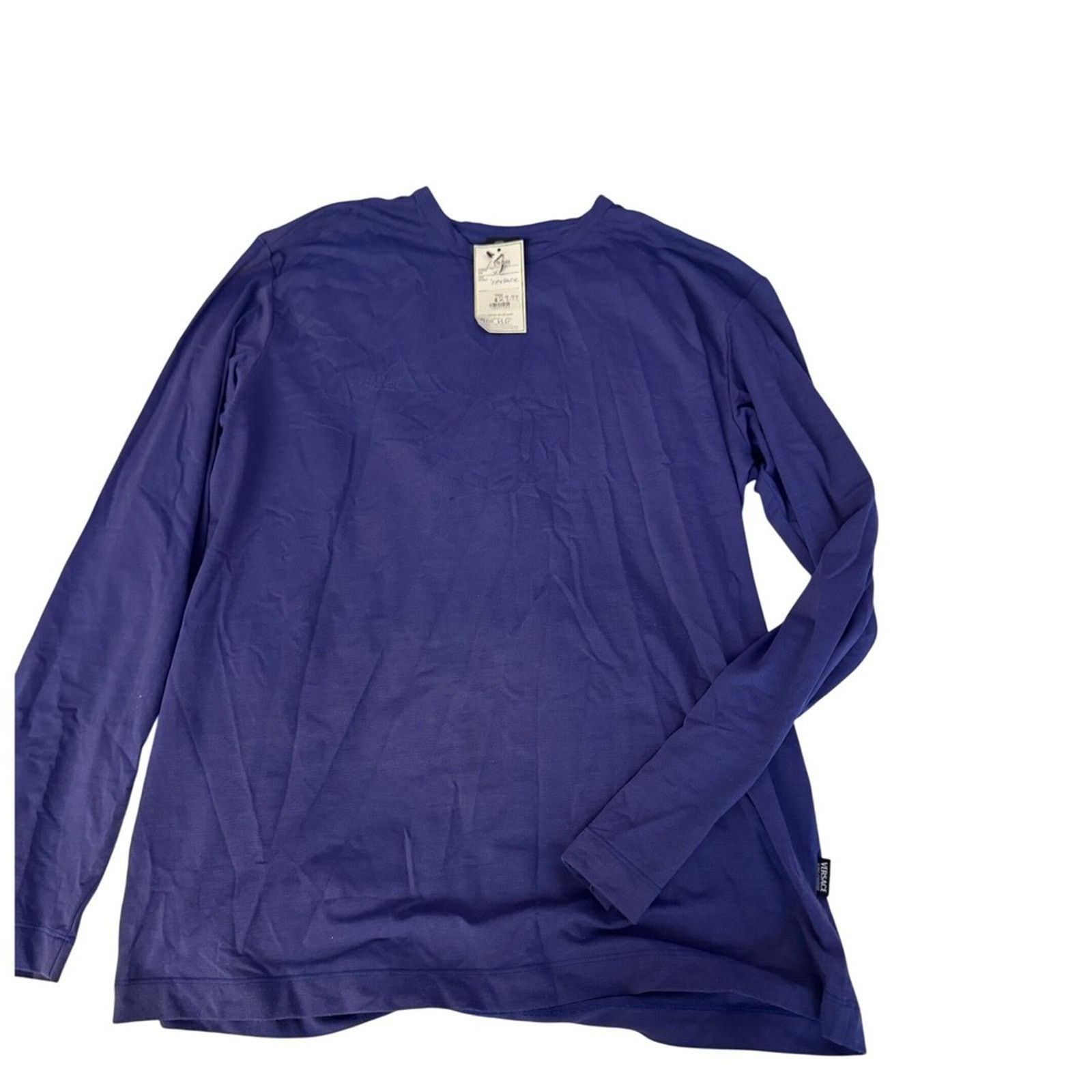Versace Jeans Couture Versace Jeans Couture Purple Long Sleeve T-Shirt Mens XL Top Size US L / EU 52-54 / 3 - 1 Thumbnail