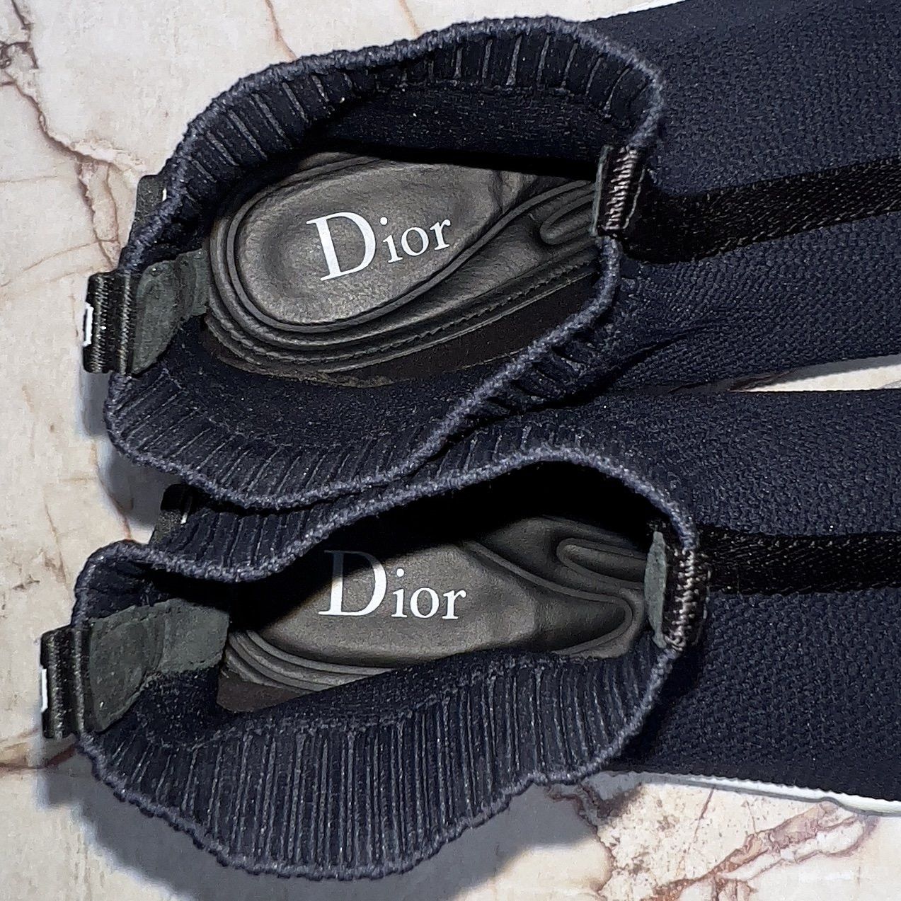 Dior Fusion Knit Sock Sneakers Blue Mesh Size US 7.5 / IT 37.5 - 8 Thumbnail