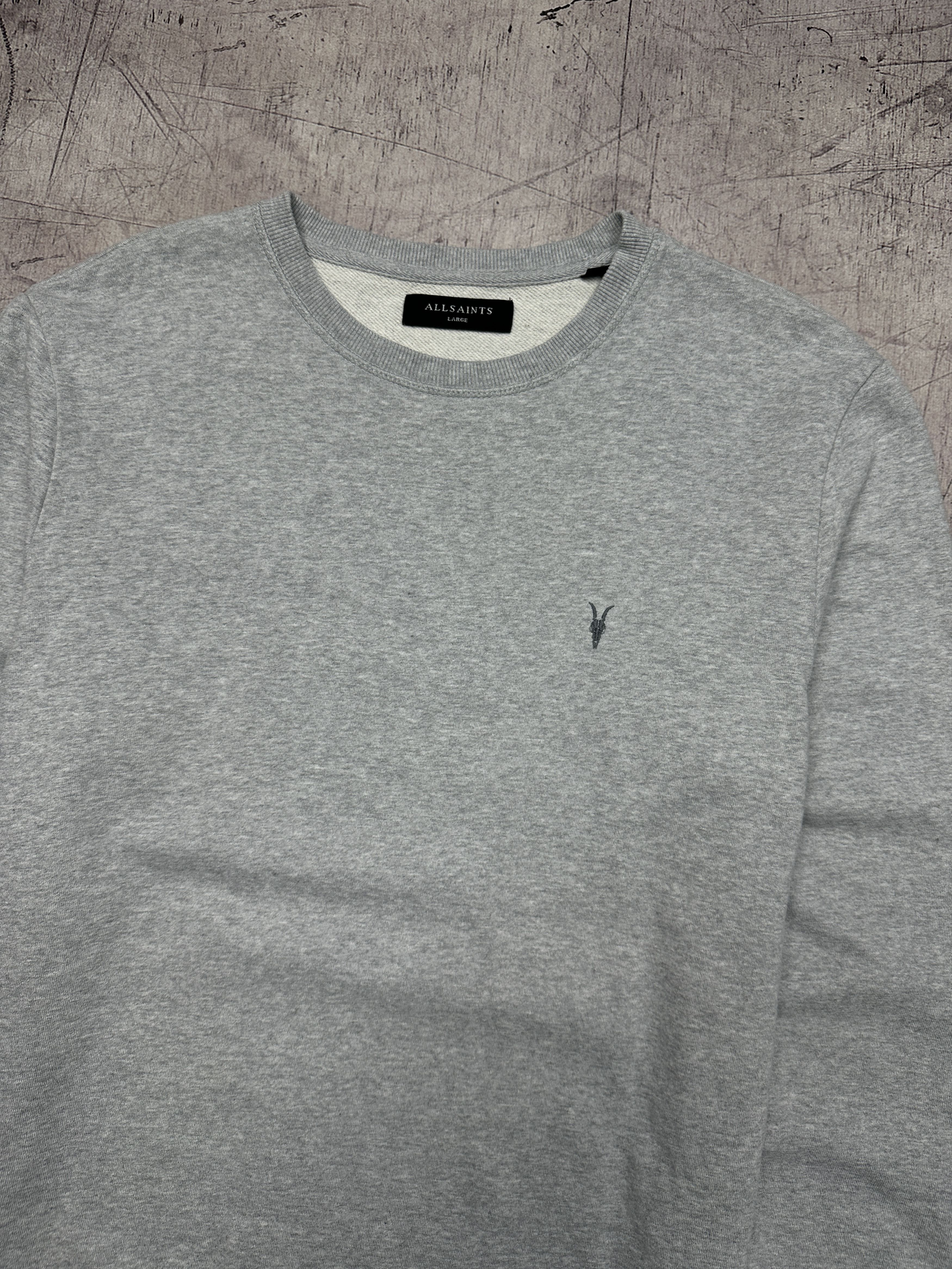 Allsaints Allsaints Mens Raven Crew Neck Sweatshirt Size US L / EU 52-54 / 3 - 2 Thumbnail