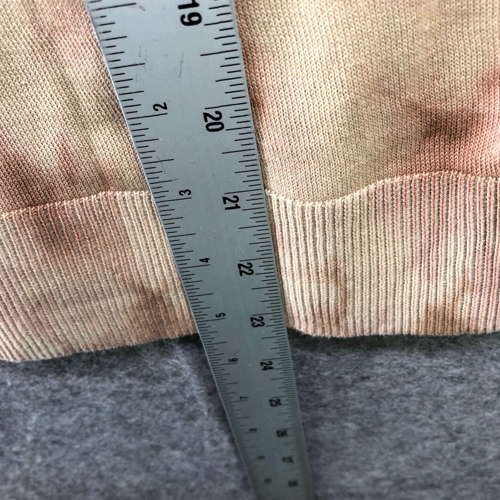 Banana Republic Banana Republic Sweater Womens XS Short Sleeve Cotton Beige Brown Tie Dye Size XS / US 0-2 / IT 36-38 - 7 Thumbnail