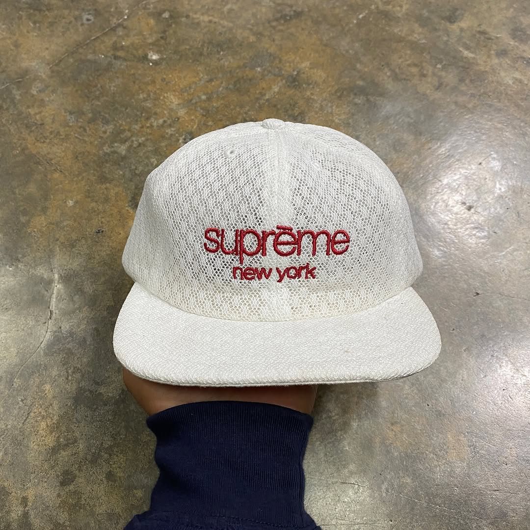 帽子 Supreme Classic Logo Cap Supreme Classic Logo Reversible 6 Panel (FW20) White/Tan | eBay