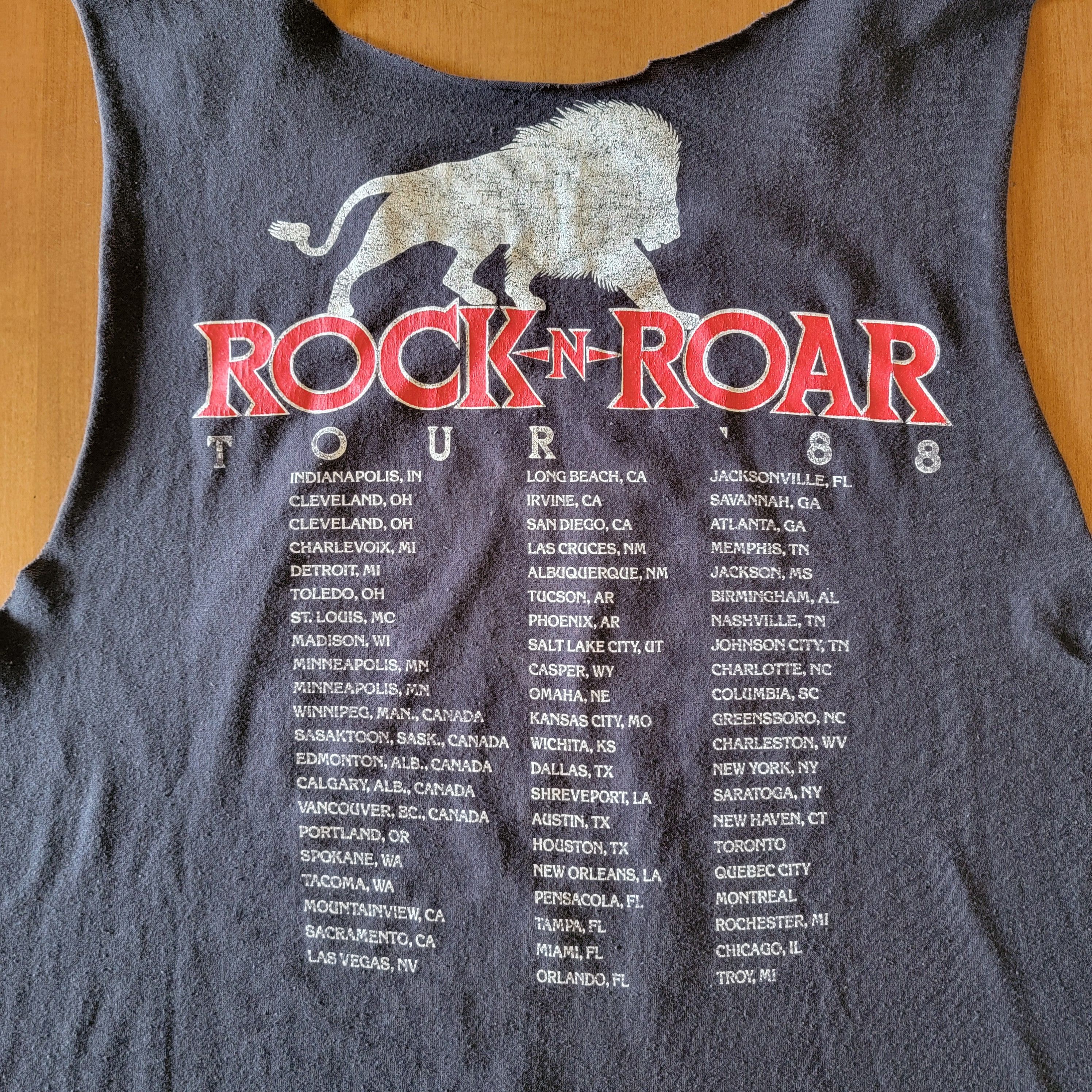 Band Tees × Vintage Vintage White Lion Tour Tee | Rock and Roar Tour | 1988 Size US M / EU 48-50 / 2 - 7 Thumbnail