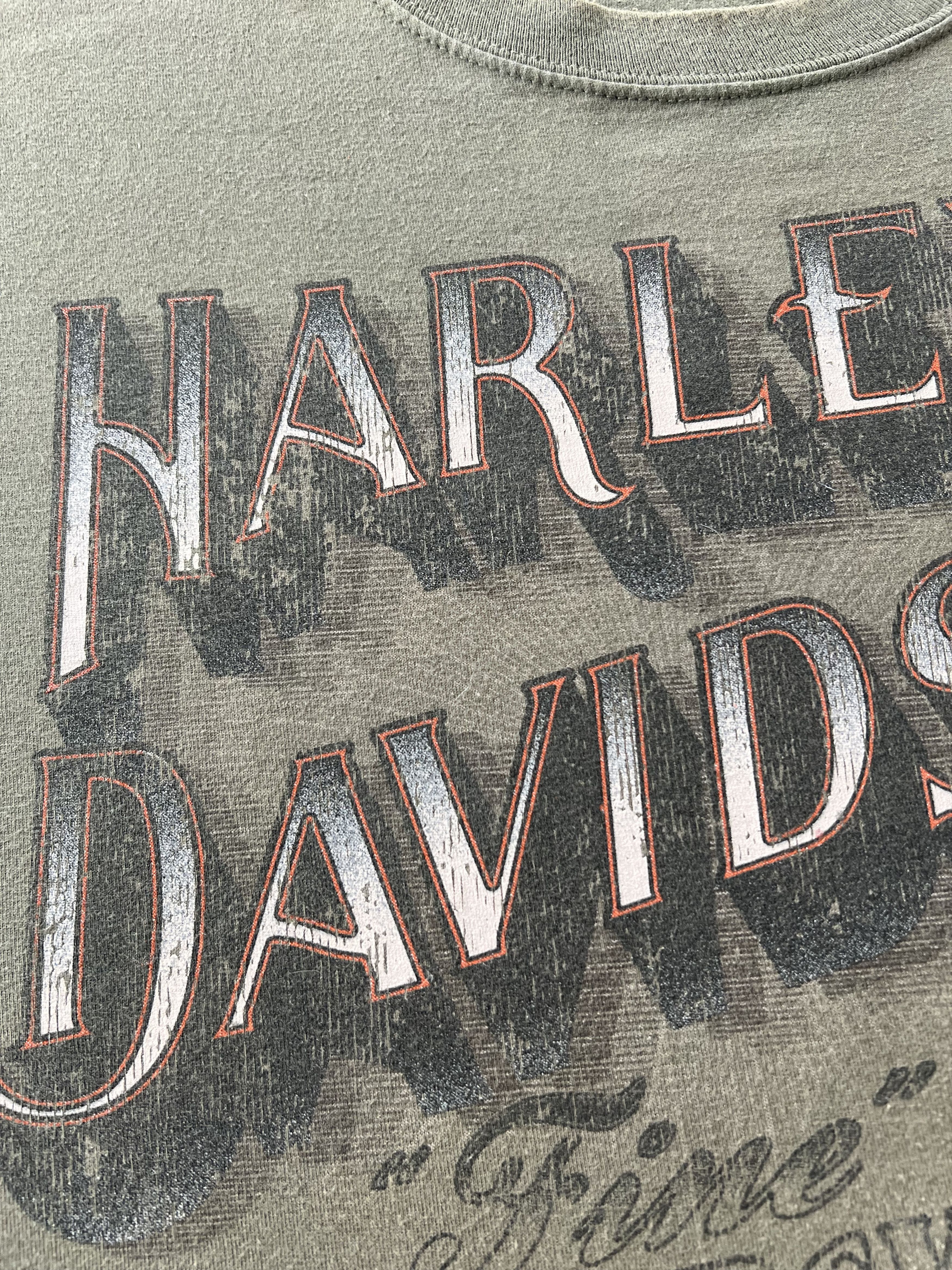 Harley Davidson Vintage 2014 Harley Davidson Motorcycle Snake T-shirt Size US XL / EU 56 / 4 - 7 Thumbnail