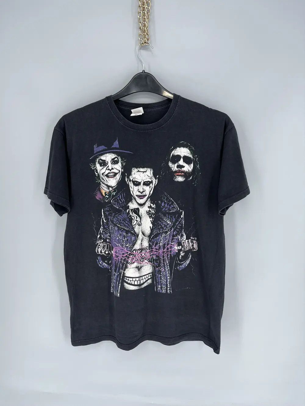 DC Comics Vintage Y2K Joker T-Shirt The Dark Knight Batman Size US L / EU 52-54 / 3 - 1 Thumbnail