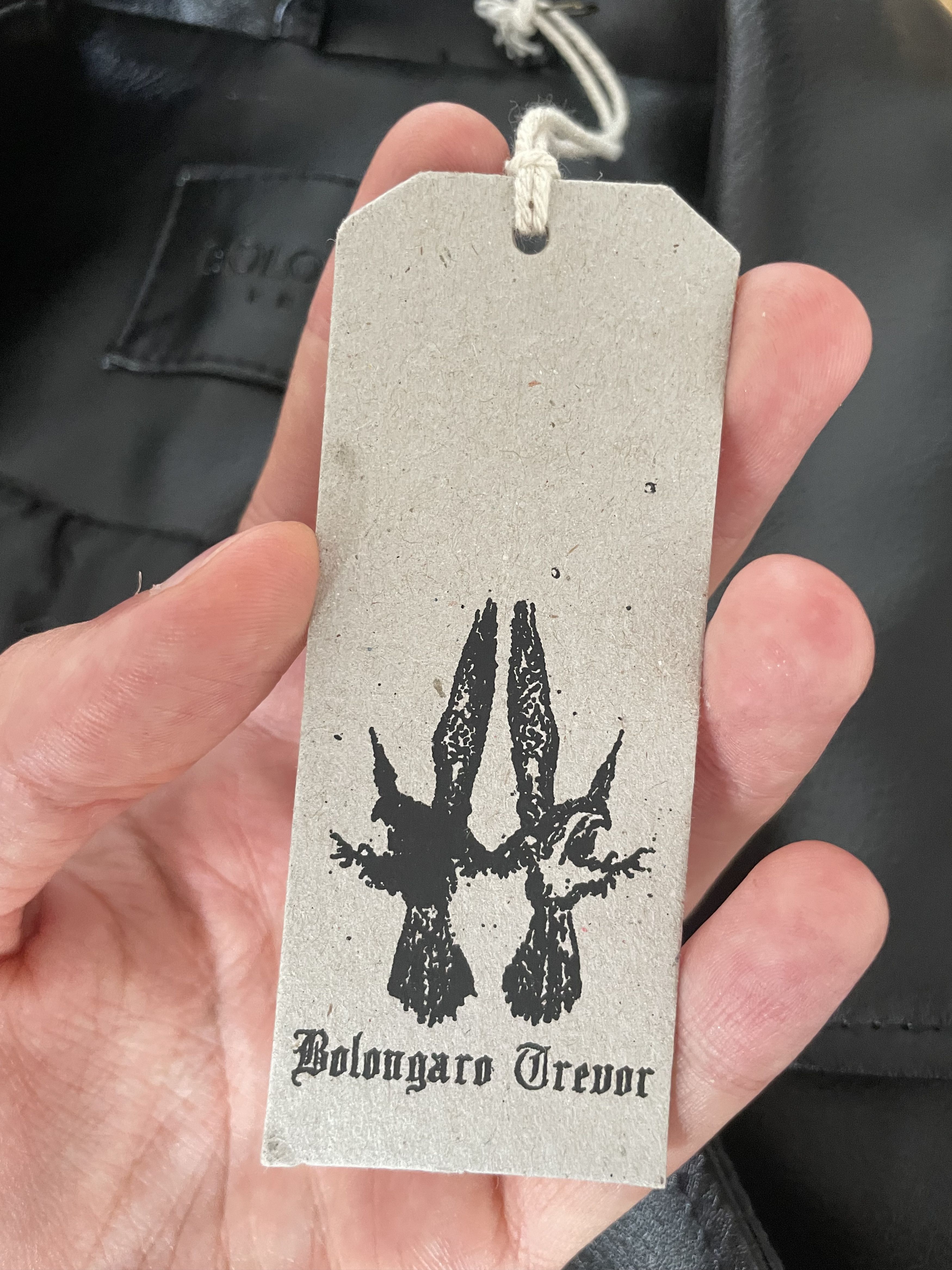 Bolongaro Trevor Bolongaro Trevor Black Leather Jacket DSWT Size US L / EU 52-54 / 3 - 3 Thumbnail