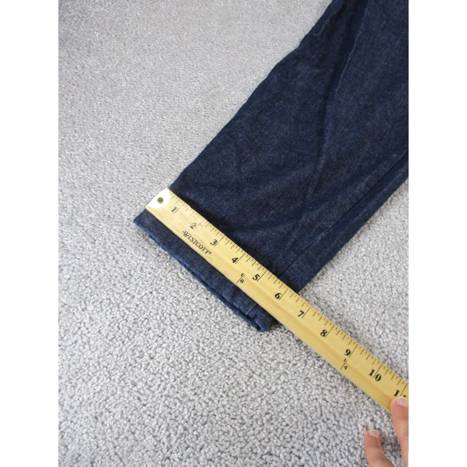 Zara VINTAGE Zara Womens Jeans Size 2 Dark Wash Tapered Cropped Ankle Zipper Denim Size 26" / US 2 / IT 38 - 5 Thumbnail