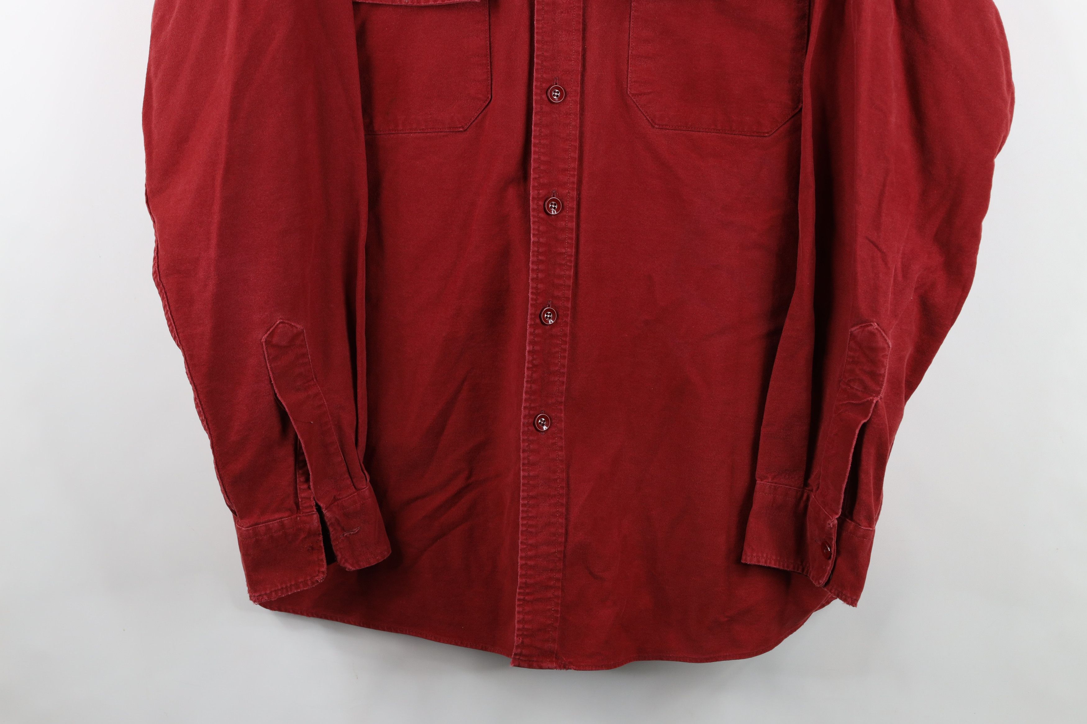 L.L. Bean Vintage 70s LL Bean Chamois Cloth Collared Button Shirt USA Size US M / EU 48-50 / 2 - 3 Thumbnail