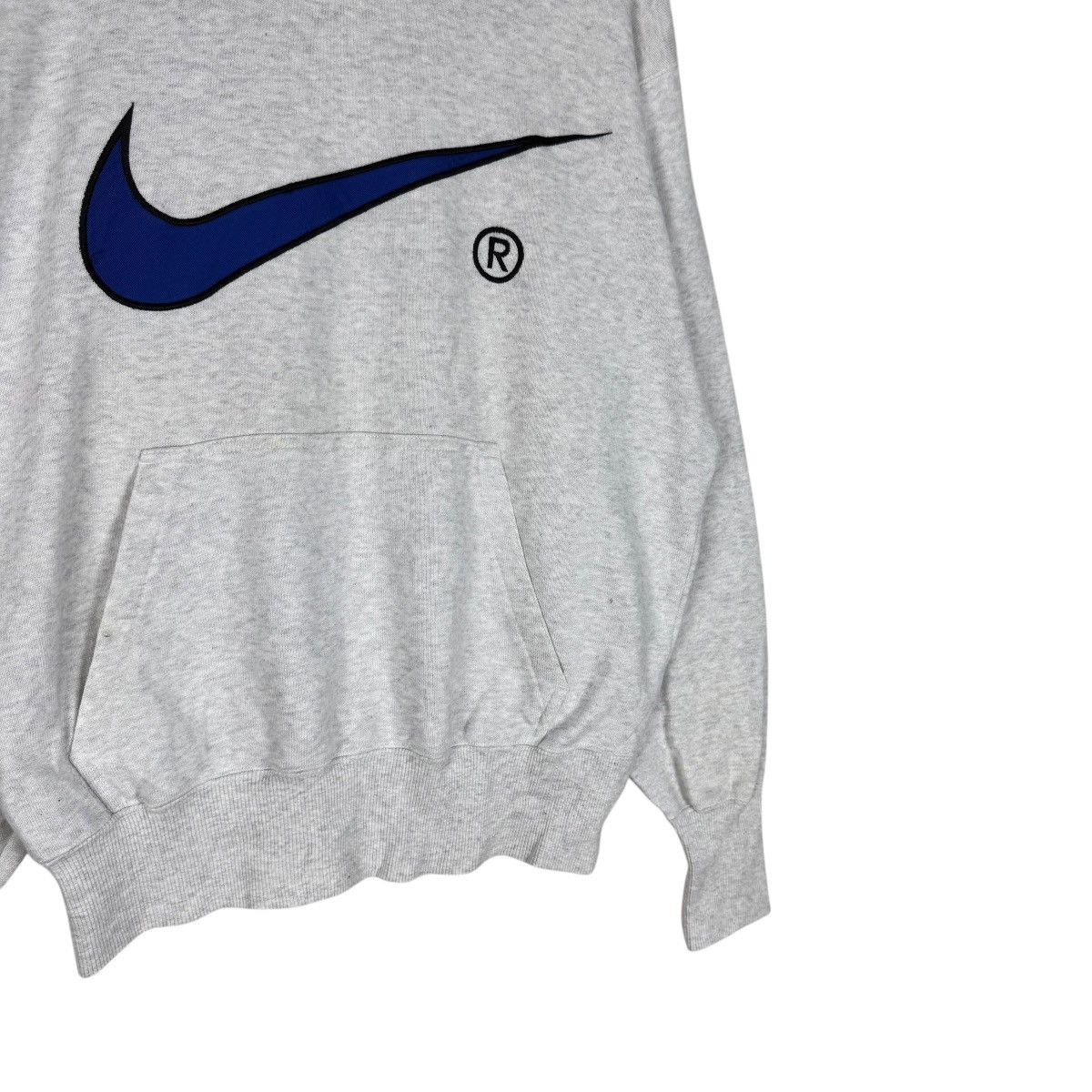 Nike 🌟90s NIKE SWOOSH HOODIE SWEATSHIRT Size US M / EU 48-50 / 2 - 4 Thumbnail