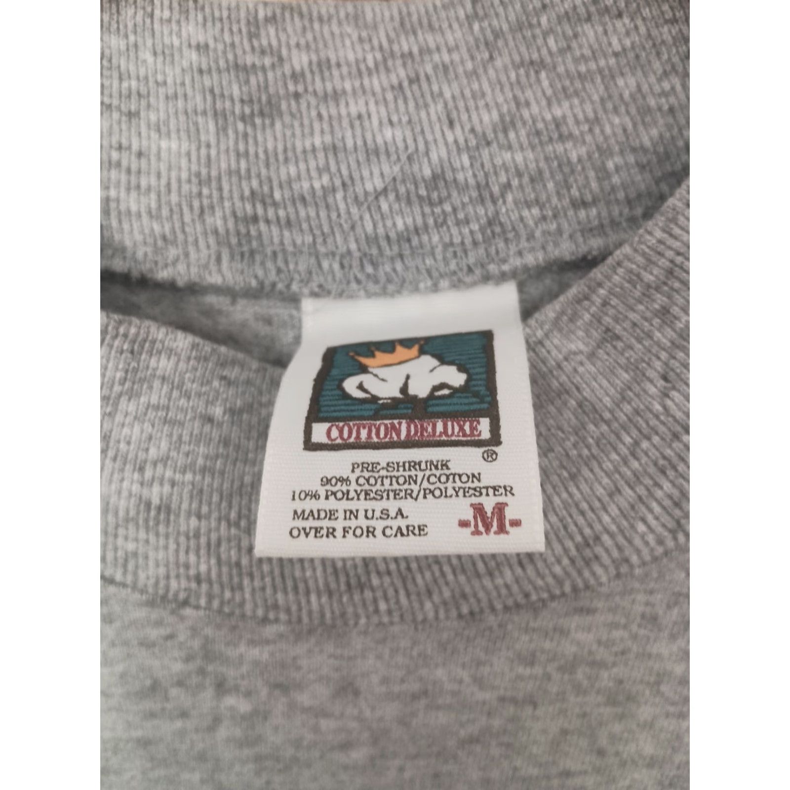 Vintage VINTAGE Made In USA Long Island New York 1990s Long Sleeve Pullover Size M Gray USA Pullover Mens Sweatshirt Long Sleeve M Size US M / EU 48-50 / 2 - 3 Thumbnail