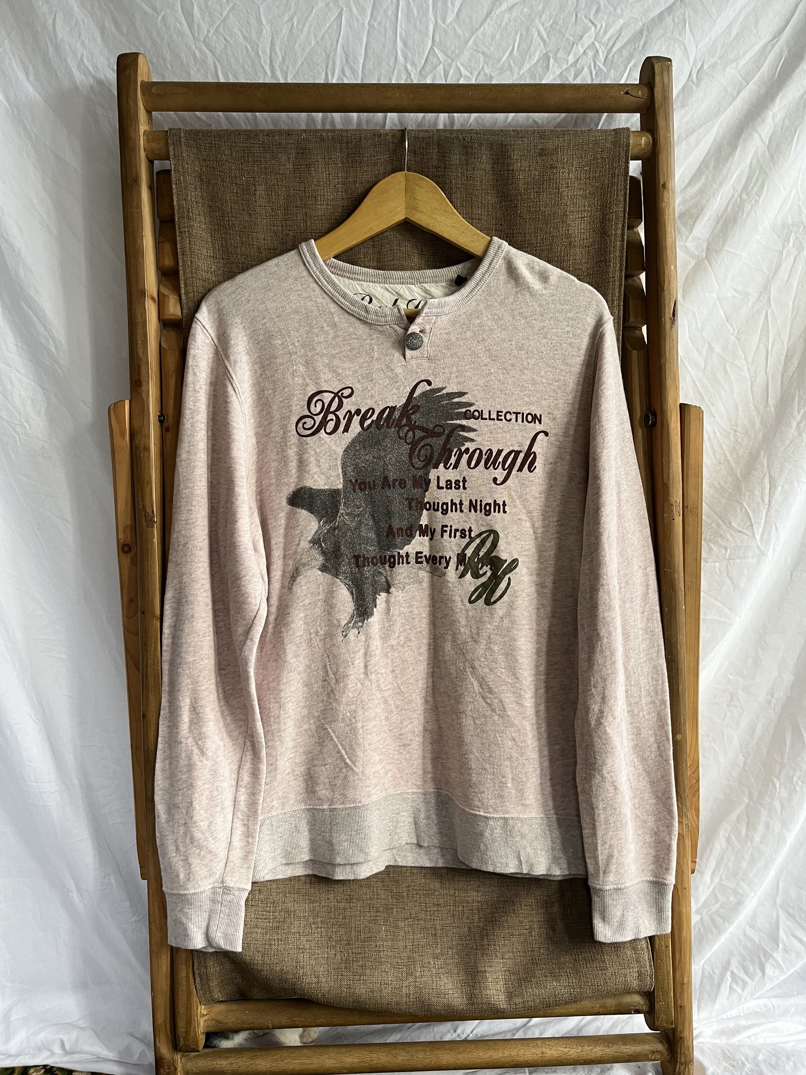 Hysteric Glamour Rush Hour Japanese Poem Lightweight Sweatshirt Size US M / EU 48-50 / 2 - 1 Thumbnail