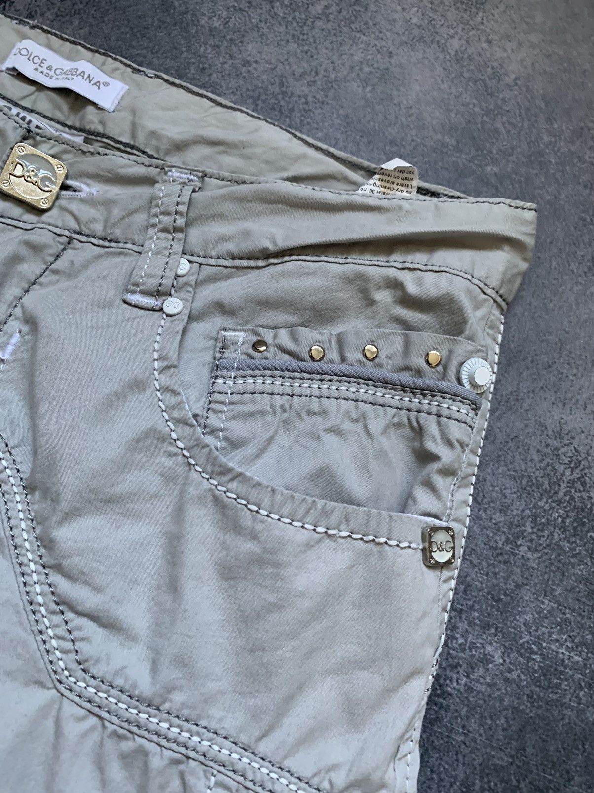 Dolce & Gabbana × Hysteric Glamour × Japanese Brand Vintage Avant Garde Balenciaga Style Dolce & Gabbana Pants Size US 31 - 7 Thumbnail