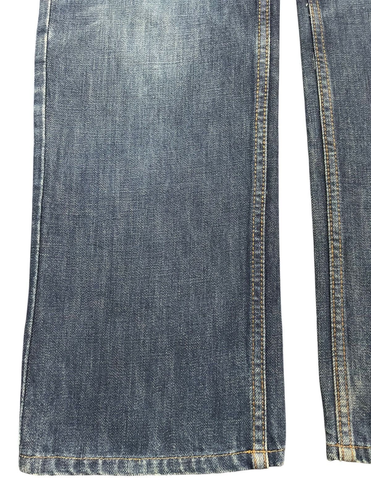 Yohji Yamamoto Vintage Ined By Yohji Yamamoto Faded Wash Whiskers Loose Fit Size US 31 - 7 Thumbnail