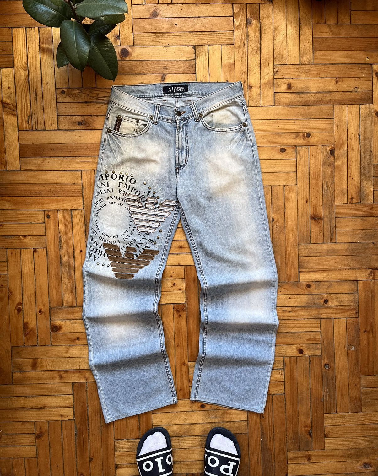 Armani × Vintage Vintage Armani Big Logo 90