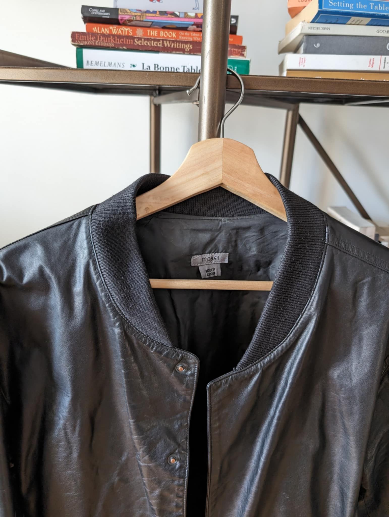 M0851 M0851 Leather varsity bomber Size US L / EU 52-54 / 3 - 2 Thumbnail