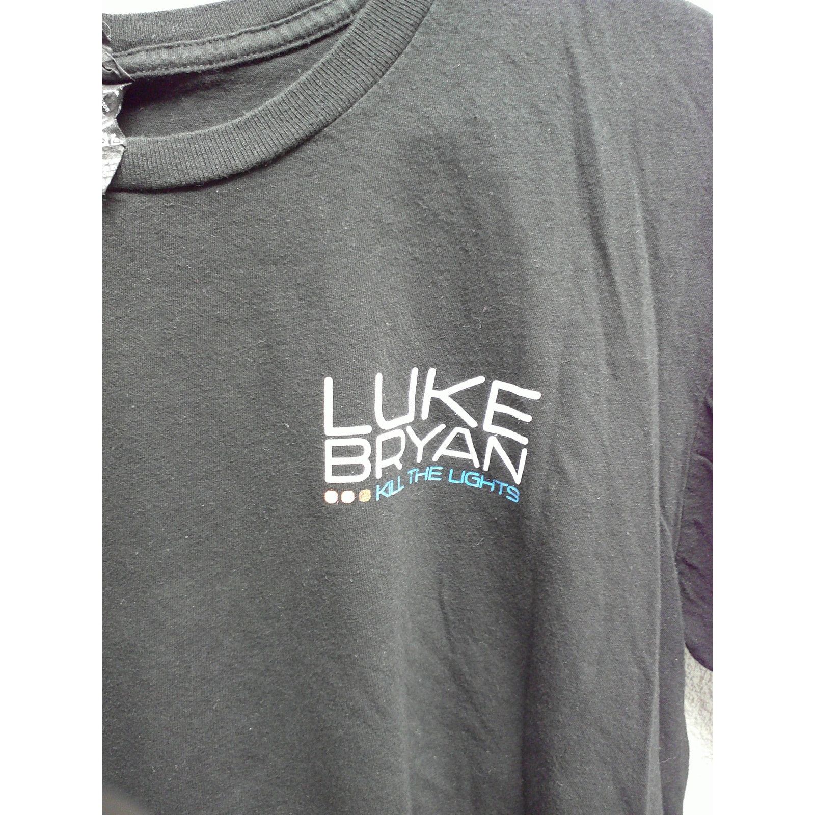 Anvil Luke Bryan Kill the Lights 2015 Tour Tee Black Medium Size US M / EU 48-50 / 2 - 3 Thumbnail