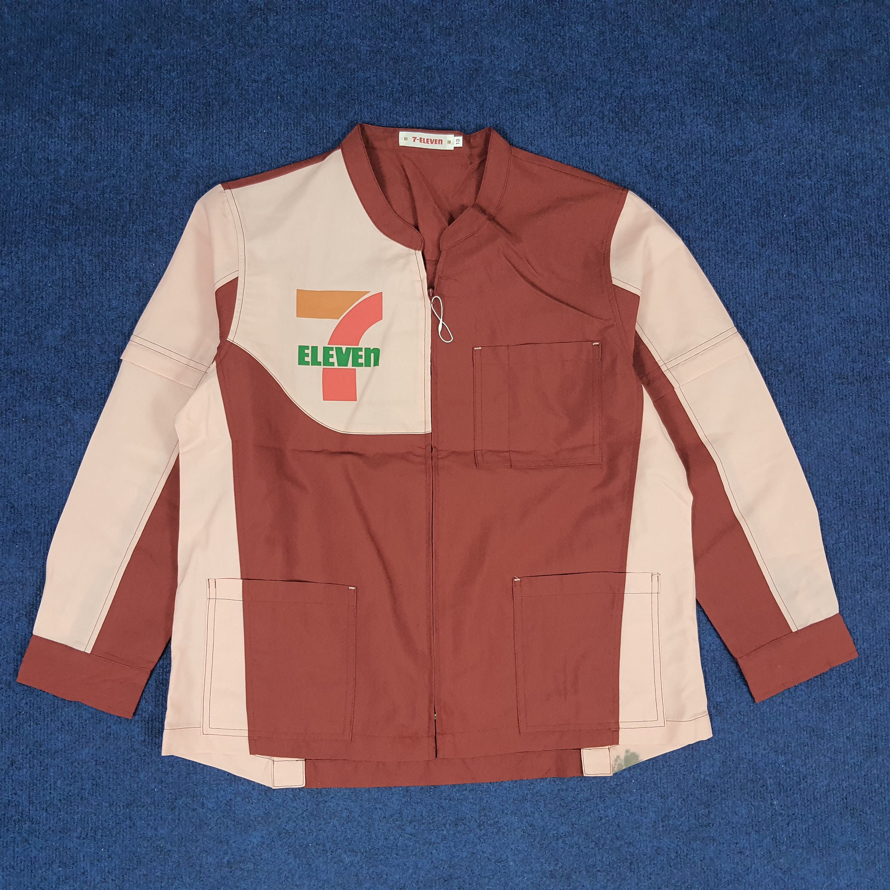 Japanese Brand × Vintage Vintage 7 Eleven Japan Edition Staff Uniform Work Jacket Size M / US 6-8 / IT 42-44 - 1 Thumbnail