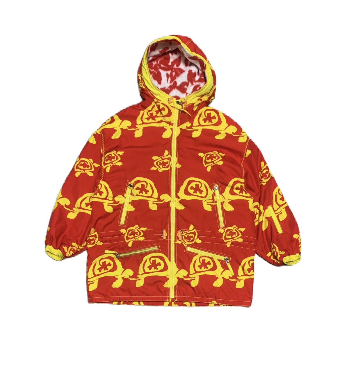 image of Phenix Turtle Abstrat Skiwear Jacket in Red, Men's (Size Large)