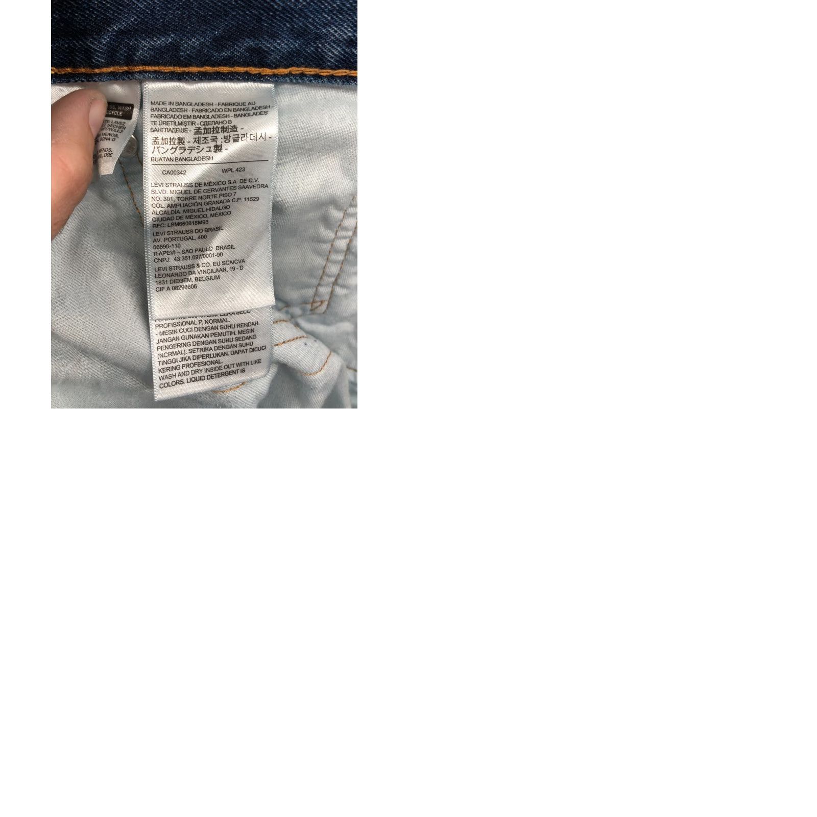Levi's Levi's 505 Jeans Men Regular Mid Rise Dark Wash Blue Denim 40x32 Straight 5-Pocket Size US 40 / EU 56 - 9 Thumbnail