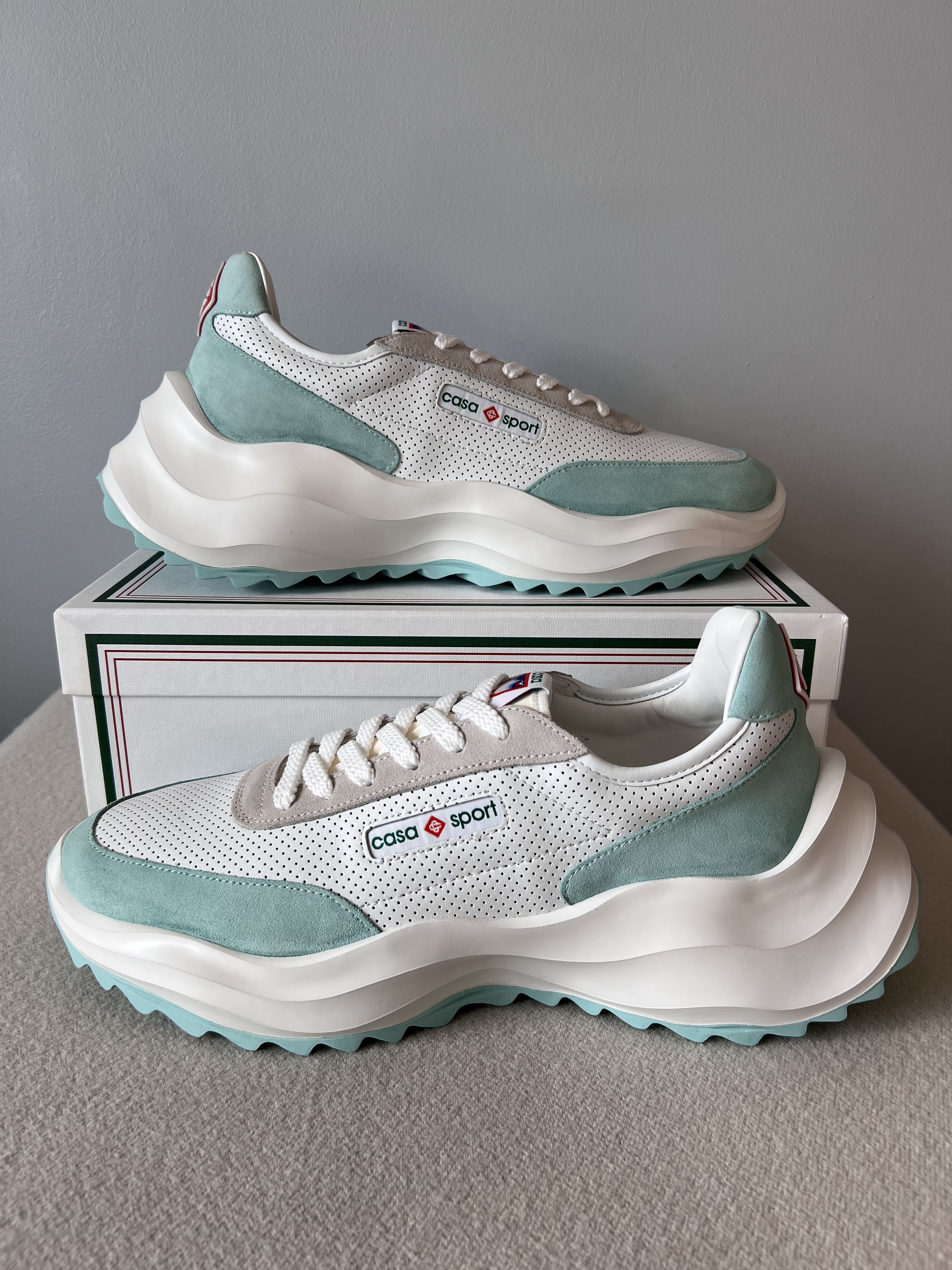 Casablanca Casablanca Atlantis Sneakers in White Mint Size US 13 / EU 46 - 2 Thumbnail