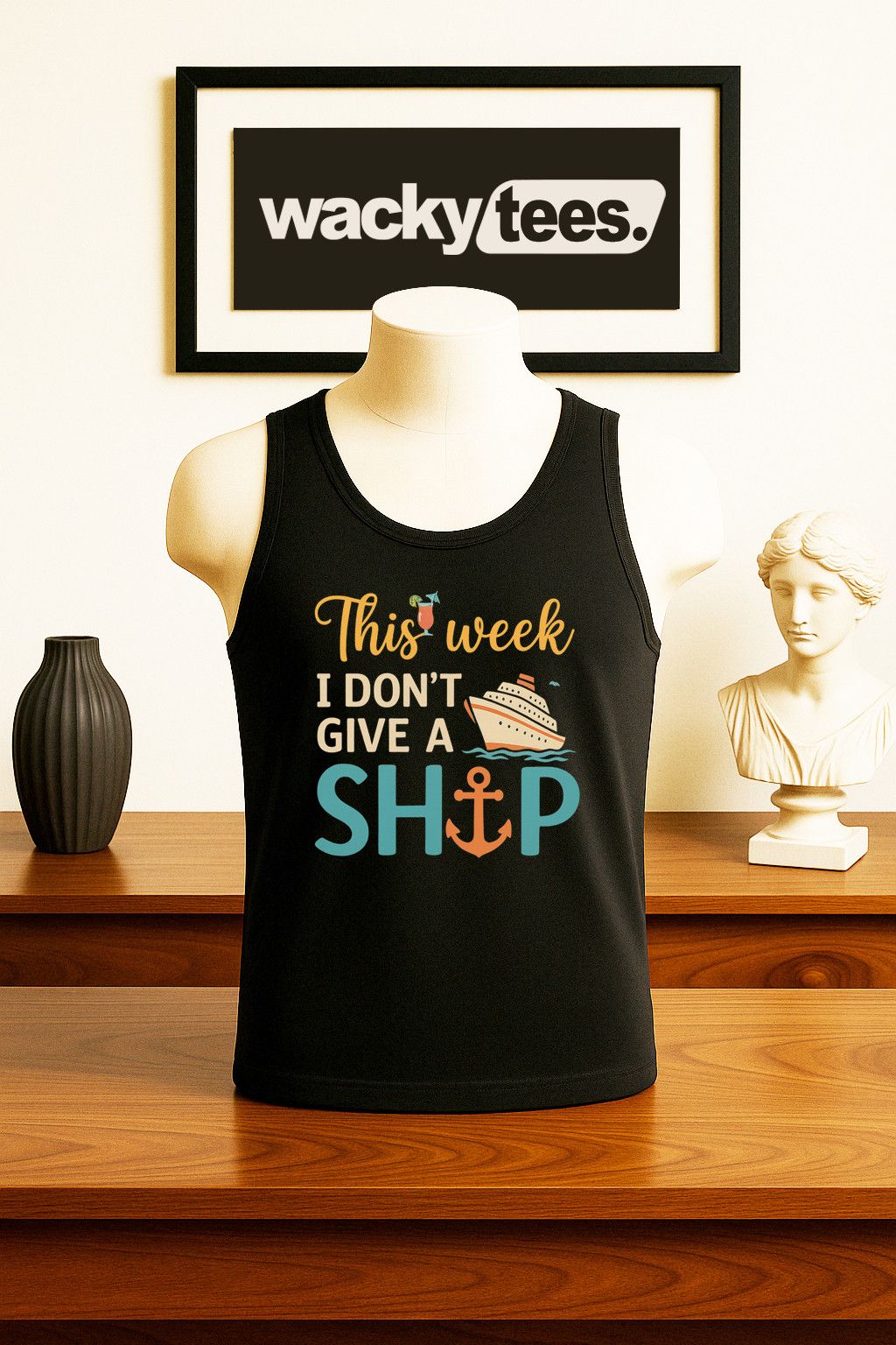 Other This Week I Dont Give a Ship Cruise Graphic Tee Shirt Size US L / EU 52-54 / 3 - 2 Thumbnail