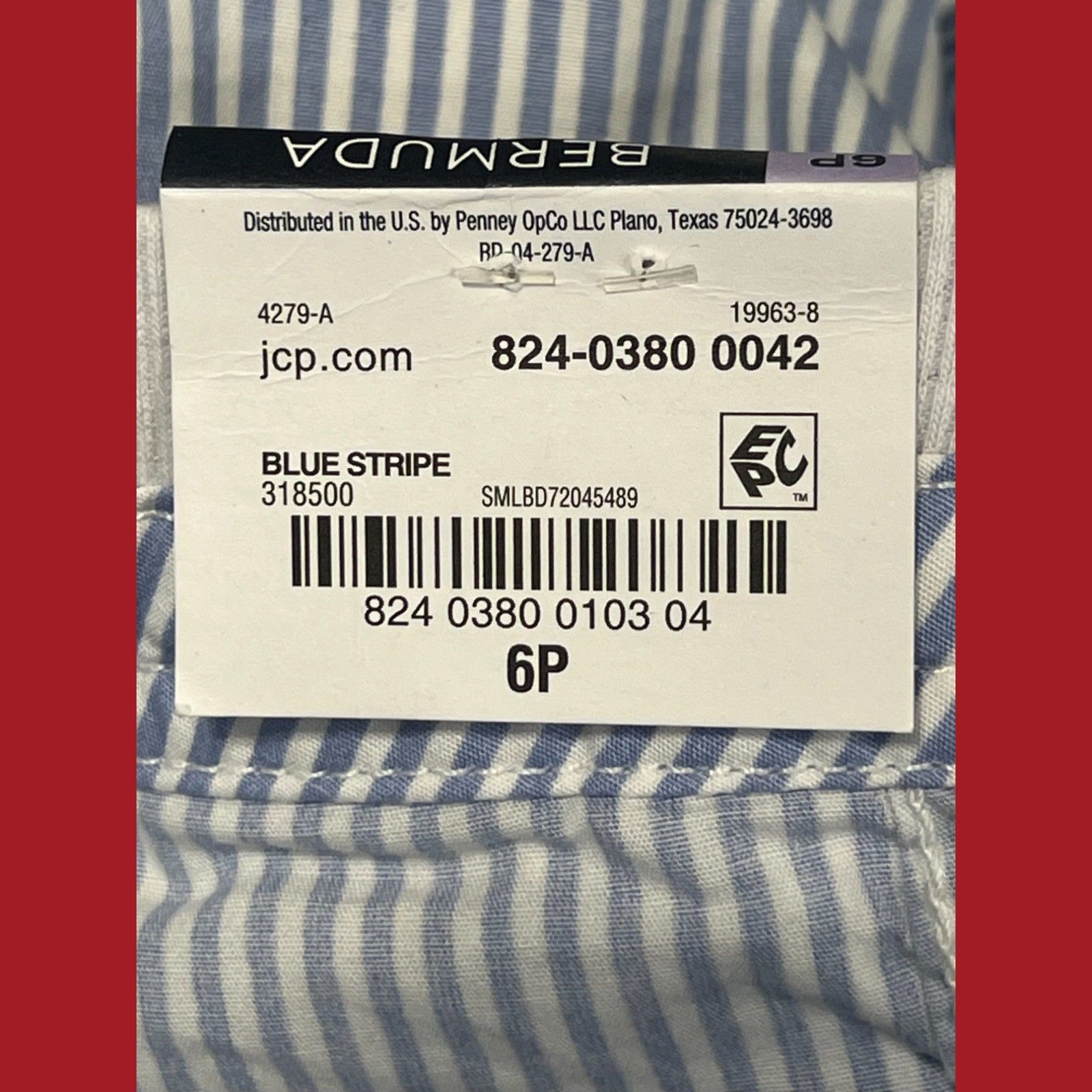 Other St John's Bay - Women's Mid-Rise Striped Cargo Bermuda Short Size 26" / US 2 / IT 38 - 11 Thumbnail