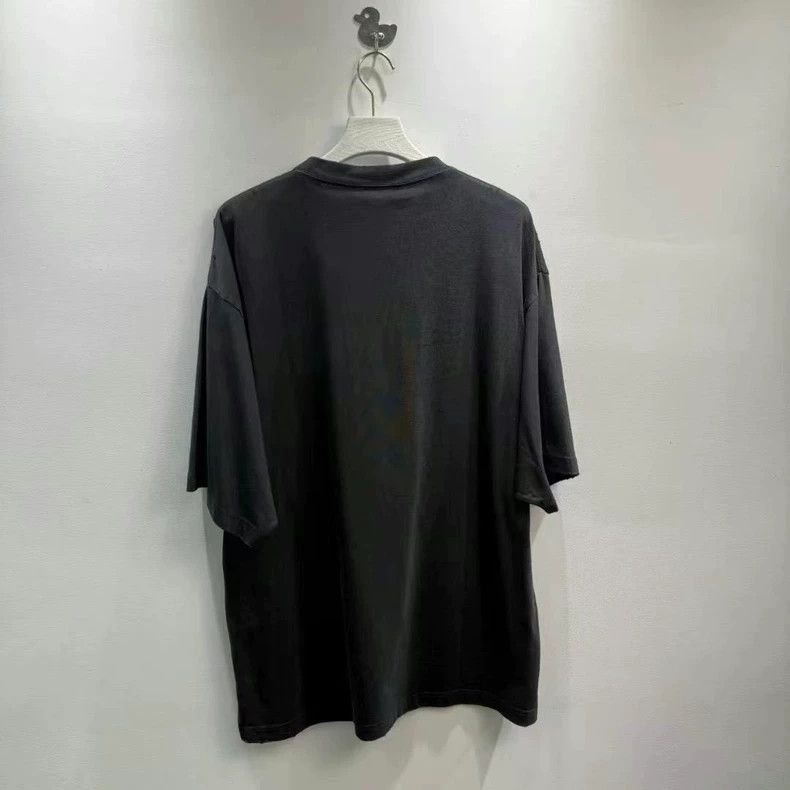 Balenciaga Balenciaga Black distressed Free letter embroidery Logo sh Size US XXS / EU 40 - 3 Thumbnail