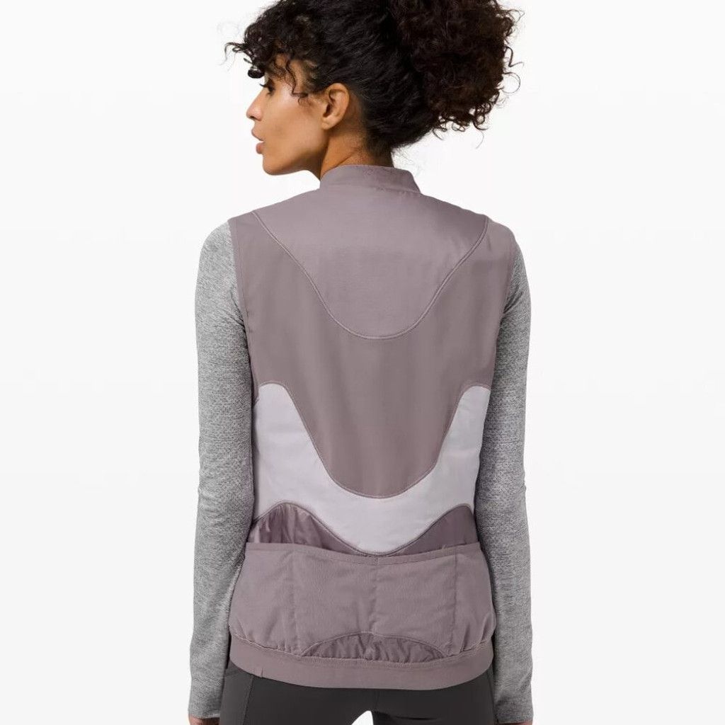 Lululemon LULULEMON Polar Pace Run Purple Pink Silver Vest Size S / US 4 / IT 40 - 3 Thumbnail