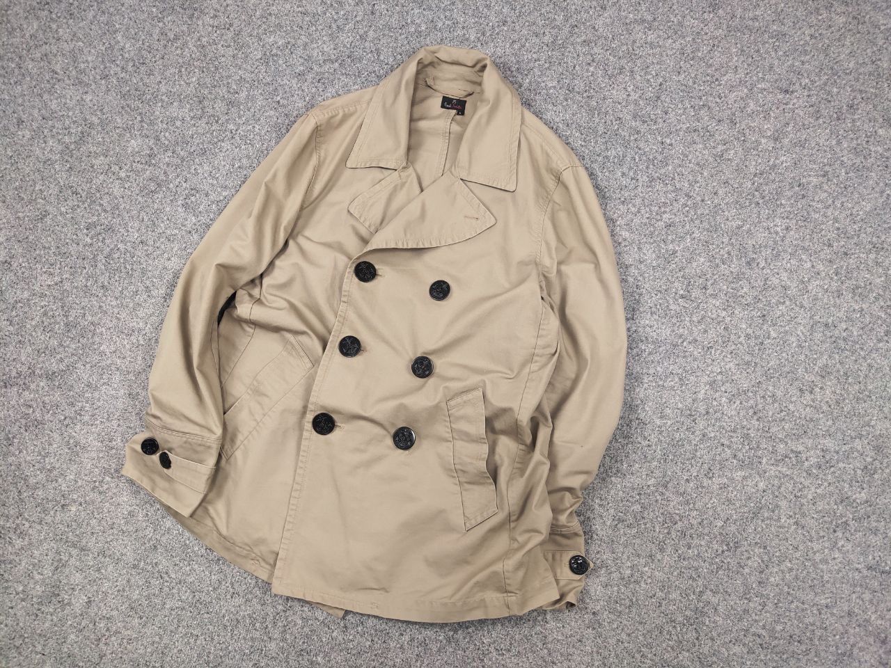 Paul Smith Vintage Paul Smith Design Double-breasted Canvas coat Jacket Size US L / EU 52-54 / 3 - 4 Thumbnail